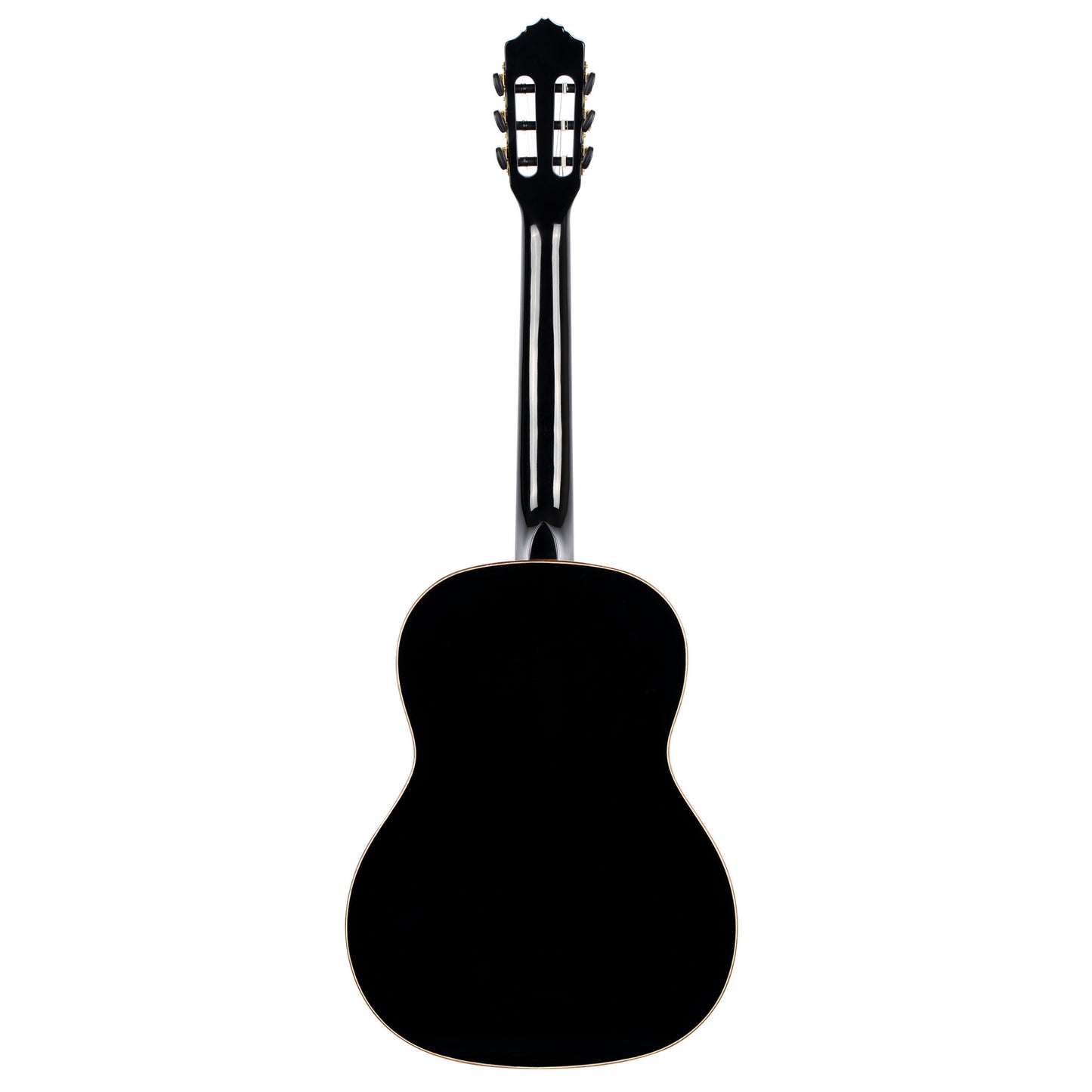 Ortega Family Series R221SNBK Spruce/Mahogany Slim Neck - Black inc. Deluxe Gig Bag