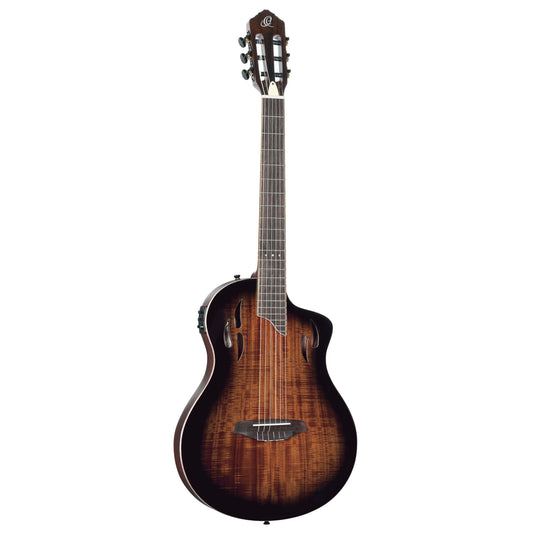 Ortega TourPlayer Deluxe RTPDLX-ACA Solid Okoume - Acacia Burst