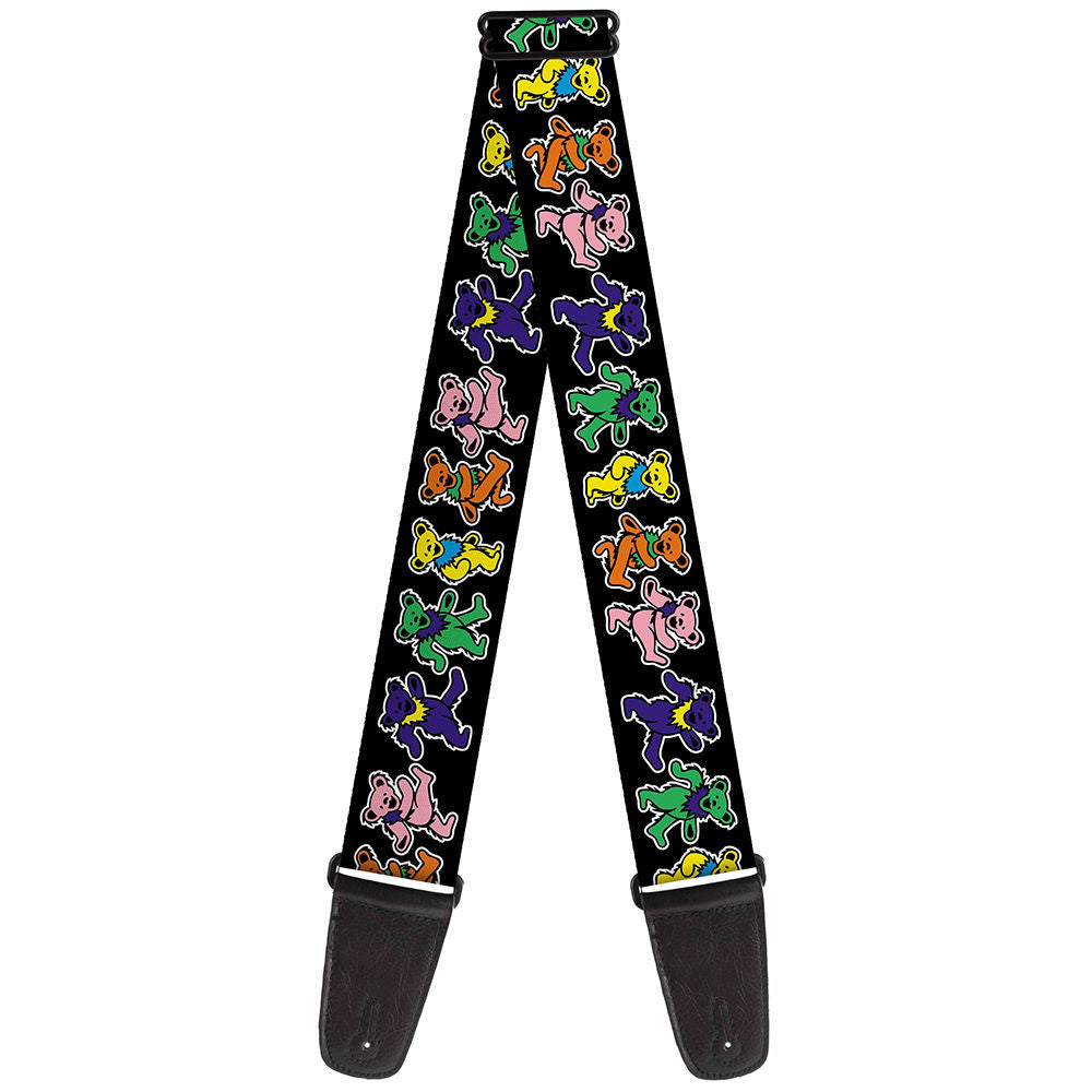Buckle-Down Guitar Strap - Grateful Dead Dancing Bears