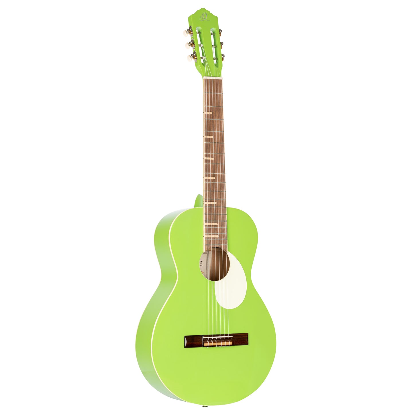 Ortega Gaucho Series RGA-GAP - Parlour Classical Guitar - Green Apple inc. Matching Bag