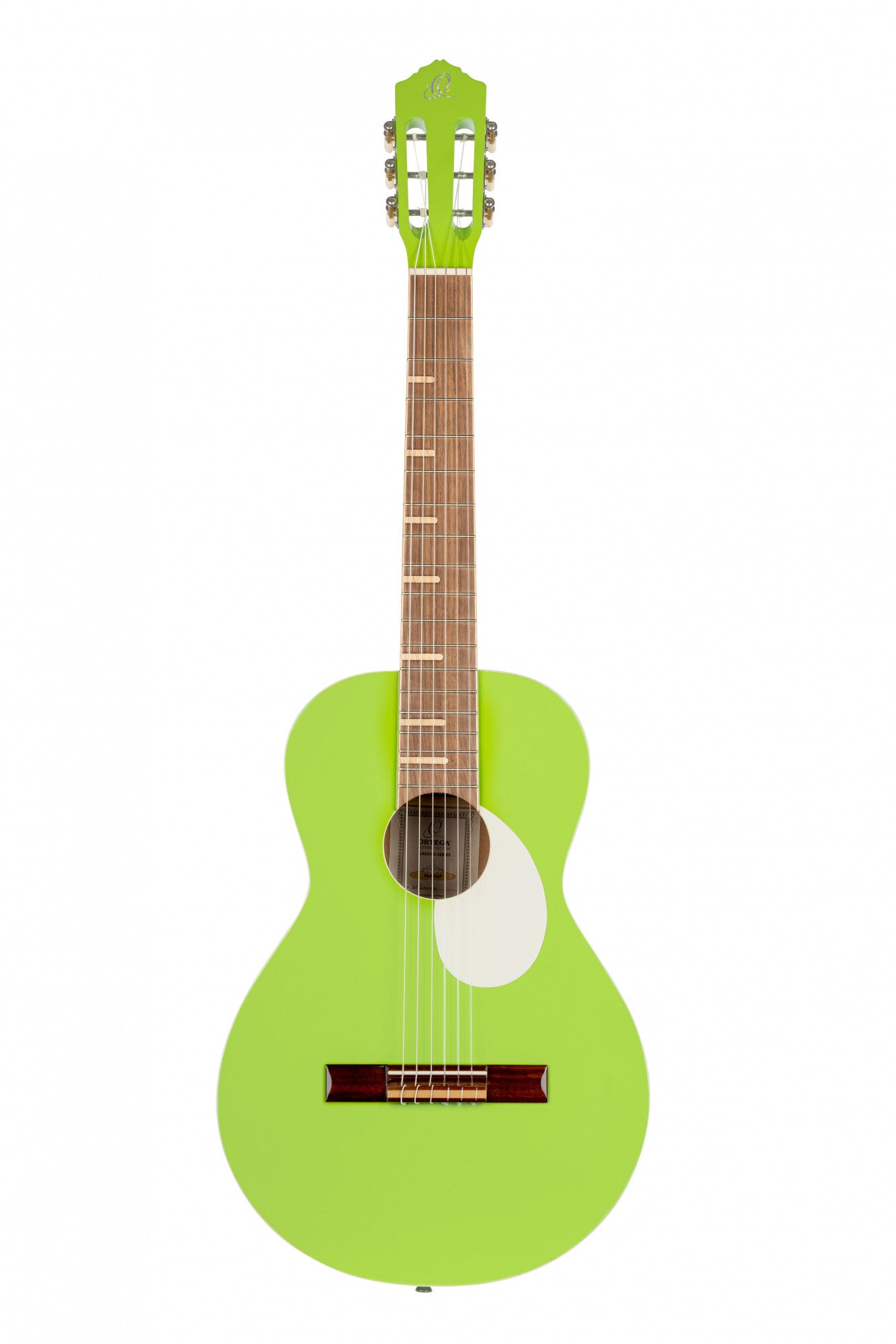Ortega Gaucho Series RGA-GAP - Parlour Classical Guitar - Green Apple inc. Matching Bag