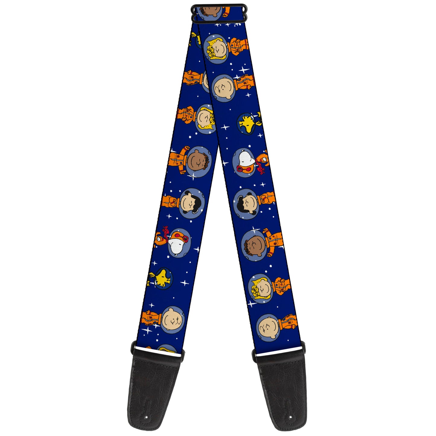 Buckle-Down Guitar Strap - Peanuts Gang Astronauts Poses