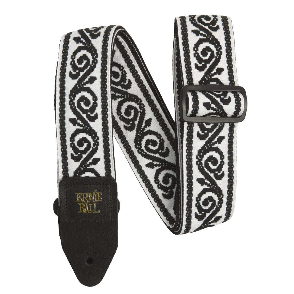Ernie Ball Jacquard Guitar Strap - Black Vine