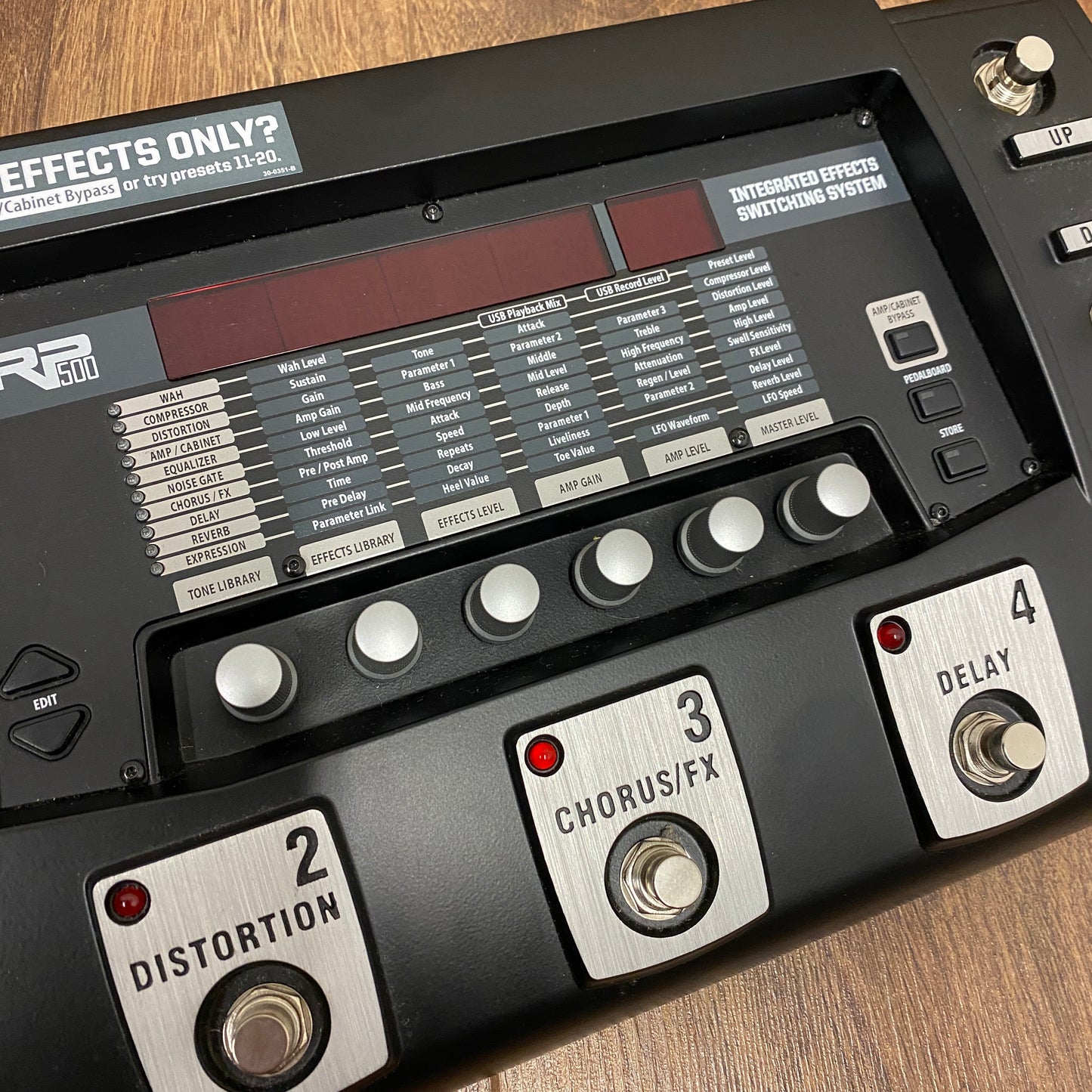 Pre-Owned DigiTech RP500 Multi-Effects Pedal