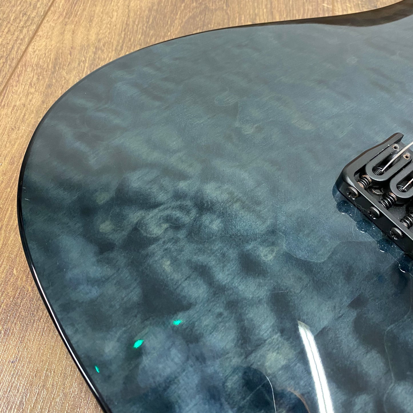 Pre-Owned ESP LTD H-1001 QM - See Thru Black