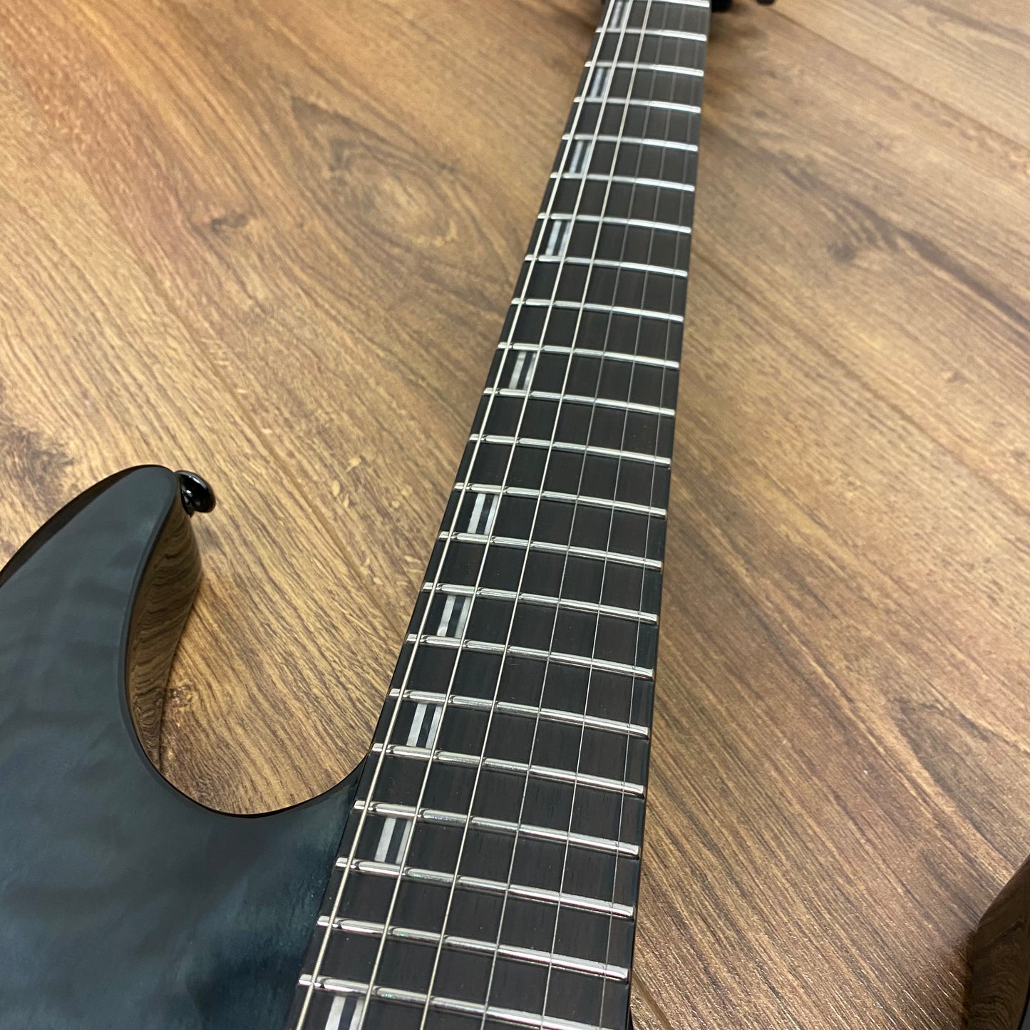 Pre-Owned ESP LTD H-1001 QM - See Thru Black