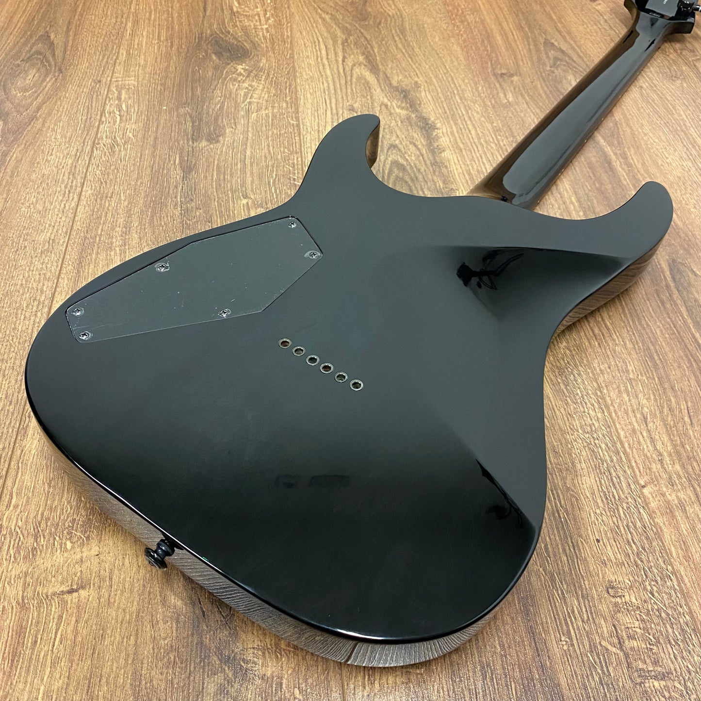 Pre-Owned ESP LTD H-1001 QM - See Thru Black
