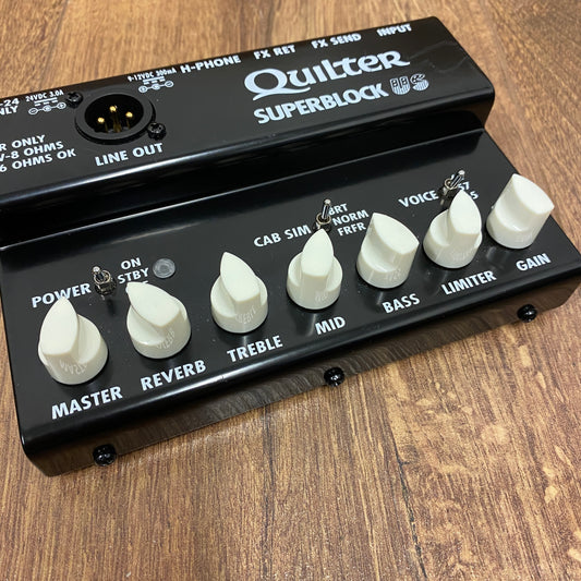 Pre-Owned Quilter SuperBlock US Pedalboard Amp Head