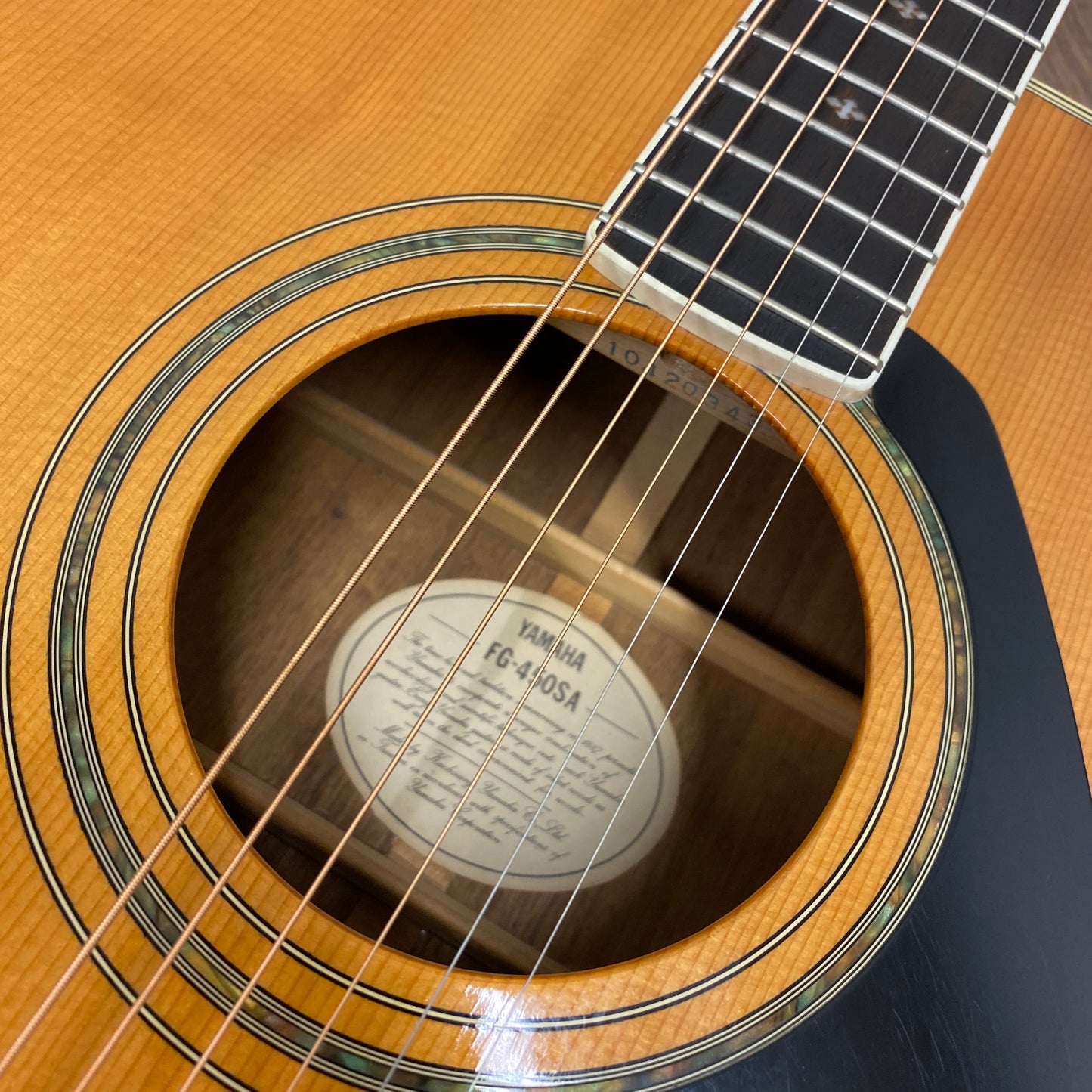 Pre-Owned Yamaha FG450SA Acoustic - Natural