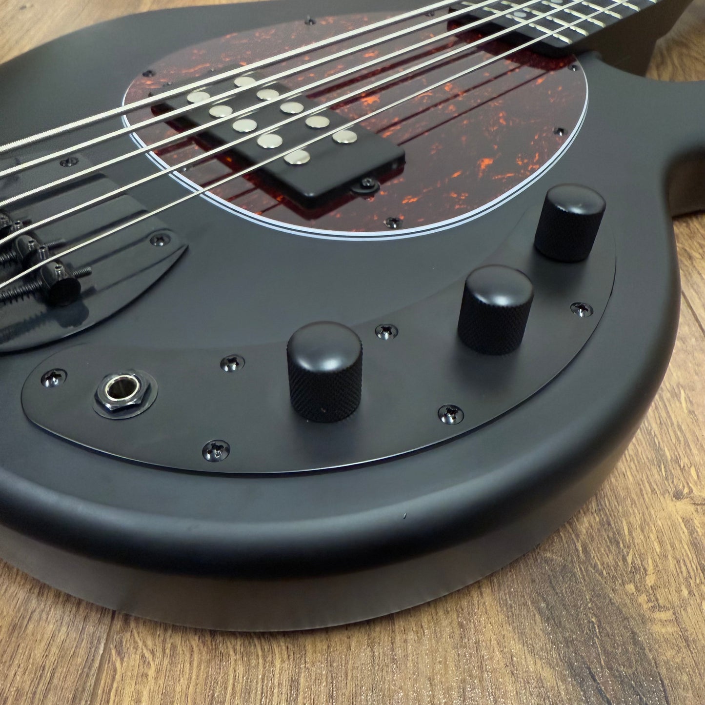 Pre-Owned Harley Benton MB-5 SBK Deluxe Series 5-String Bass - Satin Black