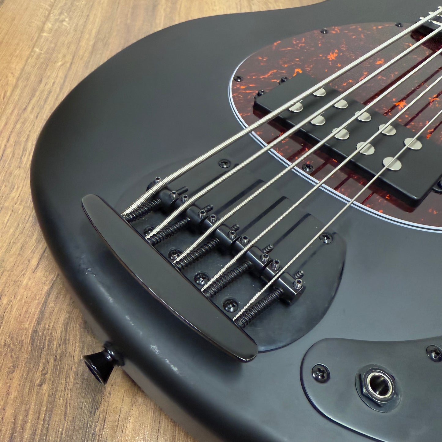 Pre-Owned Harley Benton MB-5 SBK Deluxe Series 5-String Bass - Satin Black