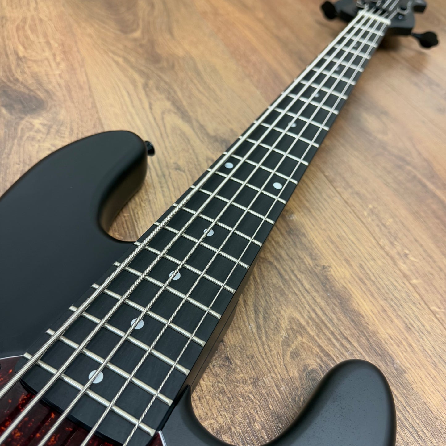 Pre-Owned Harley Benton MB-5 SBK Deluxe Series 5-String Bass - Satin Black