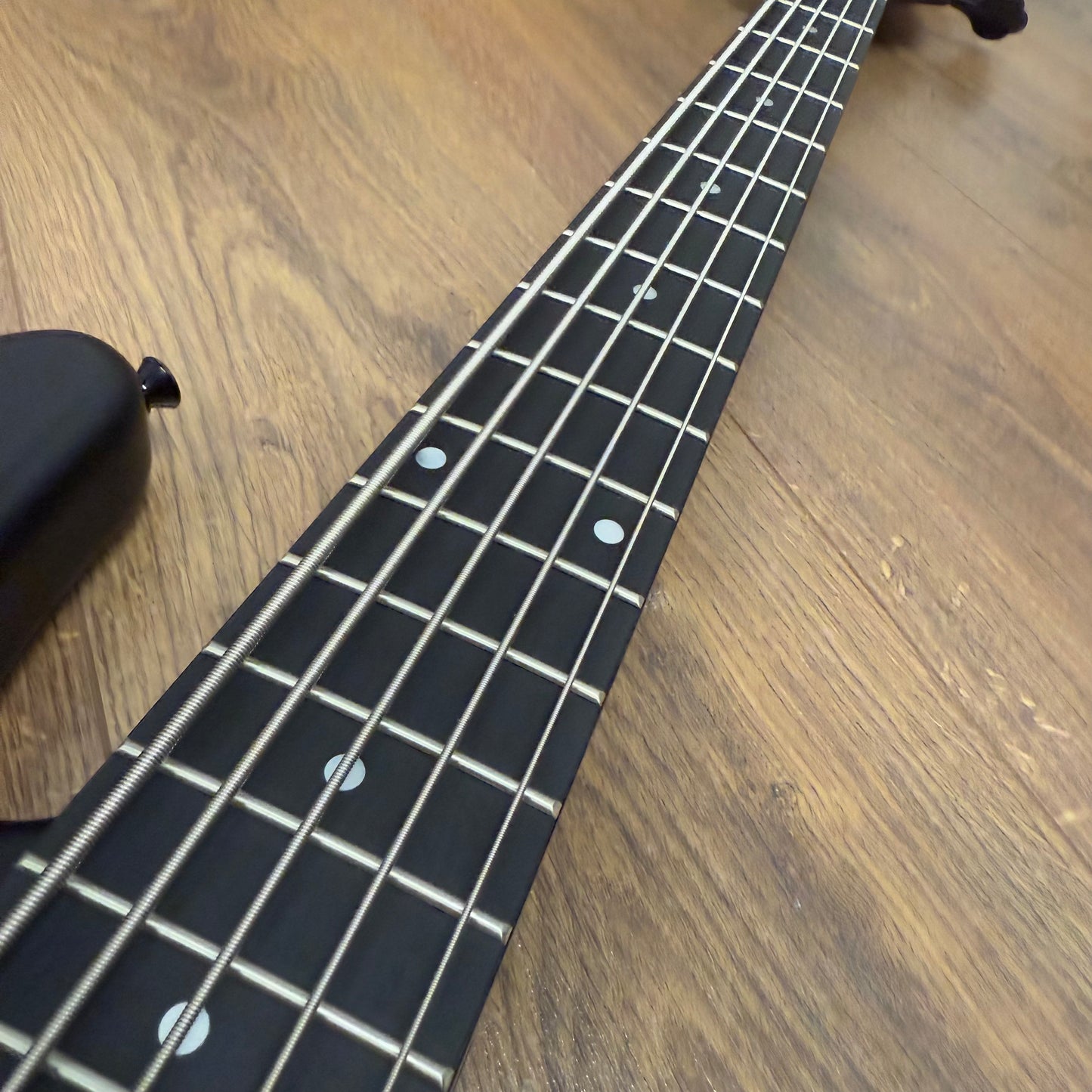 Pre-Owned Harley Benton MB-5 SBK Deluxe Series 5-String Bass - Satin Black