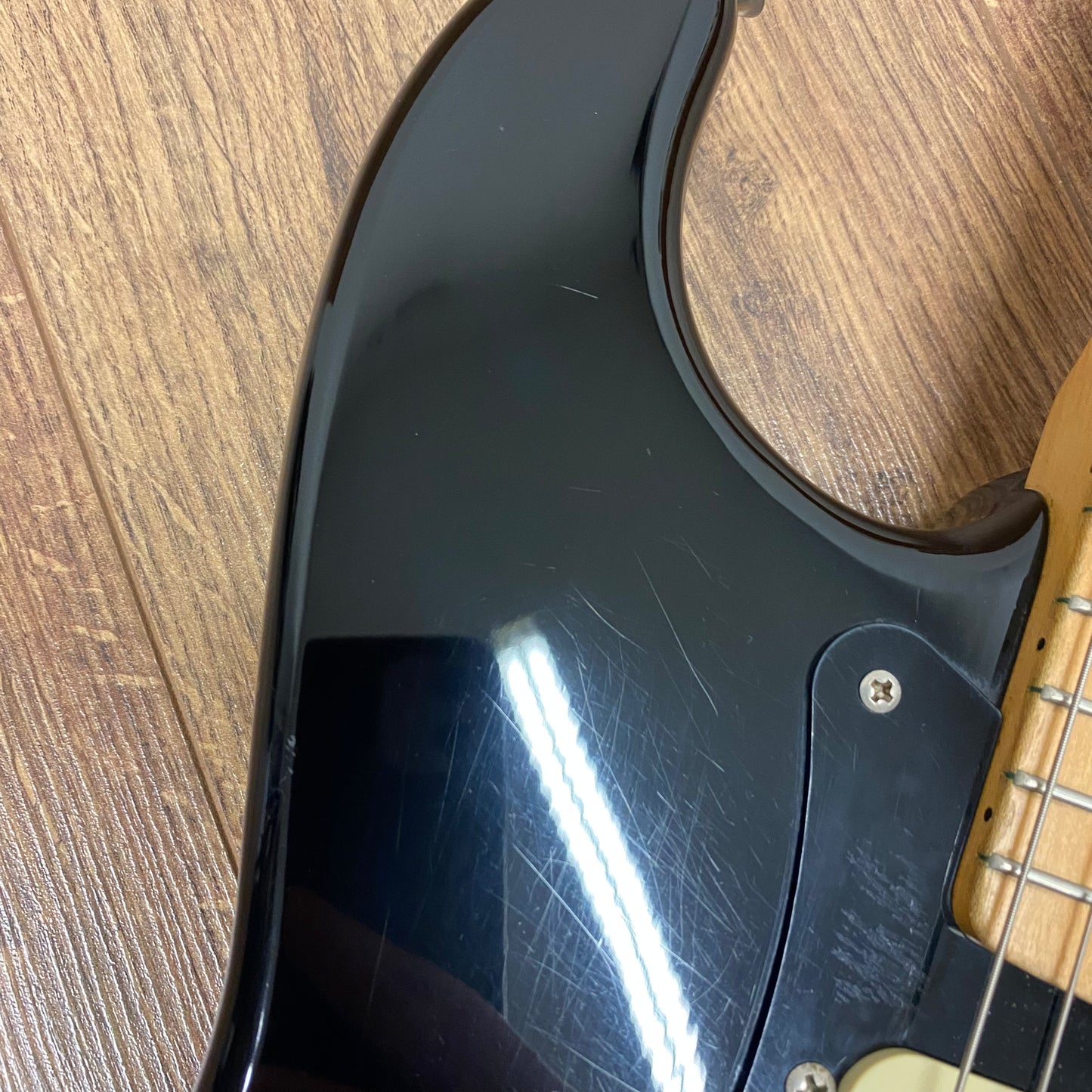 Pre-Owned Squier MIJ Silver Series Stratocaster - Black - 1990