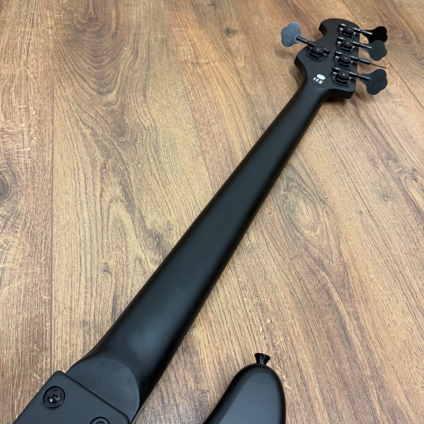 Pre-Owned Harley Benton MB-5 SBK Deluxe Series 5-String Bass - Satin Black