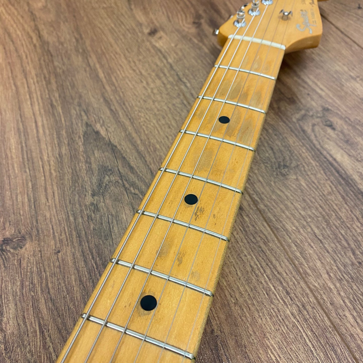 Pre-Owned Squier MIJ Silver Series Stratocaster - Black - 1990