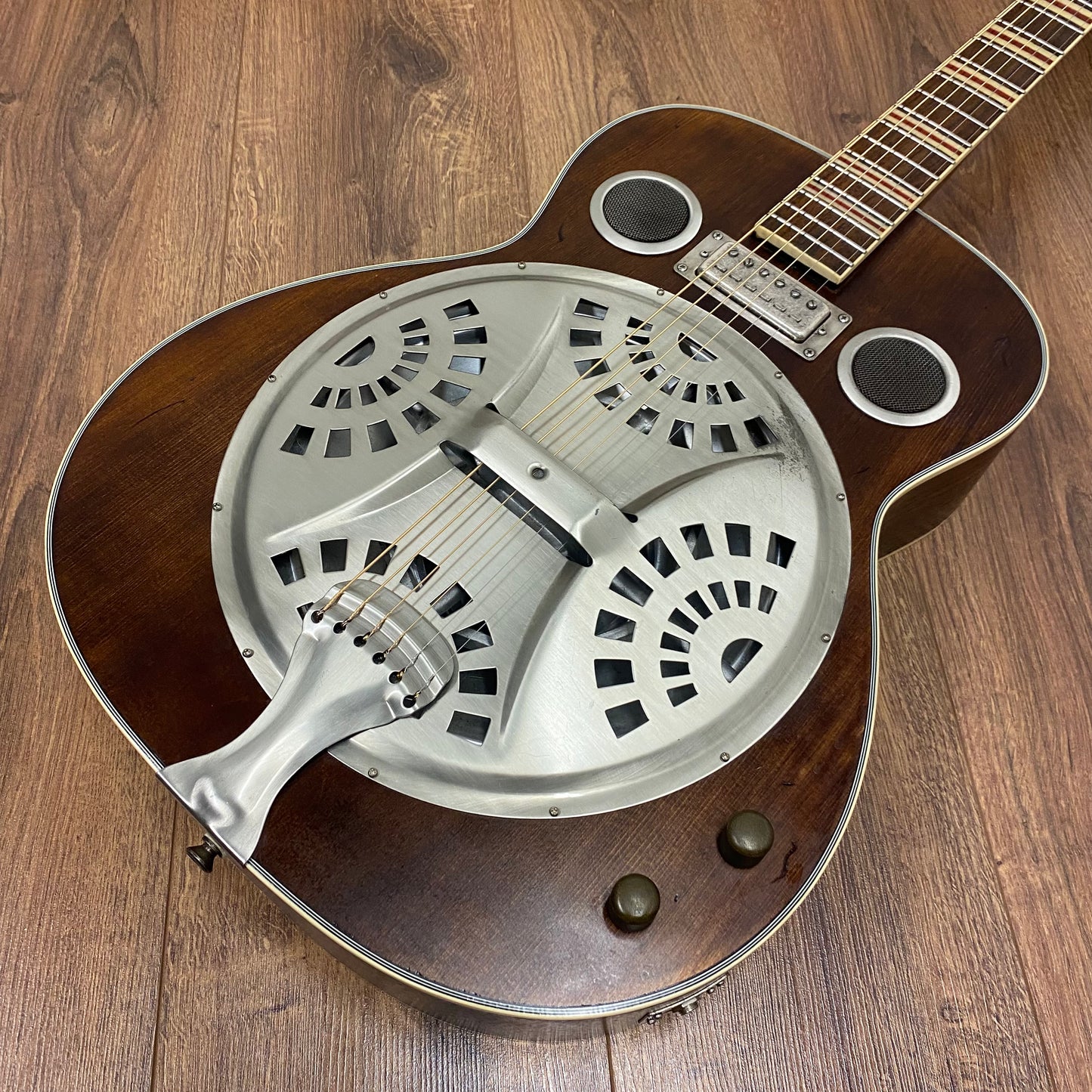 Pre-Owned Hofner HCT-RG-VN Resonator - Antique Natural