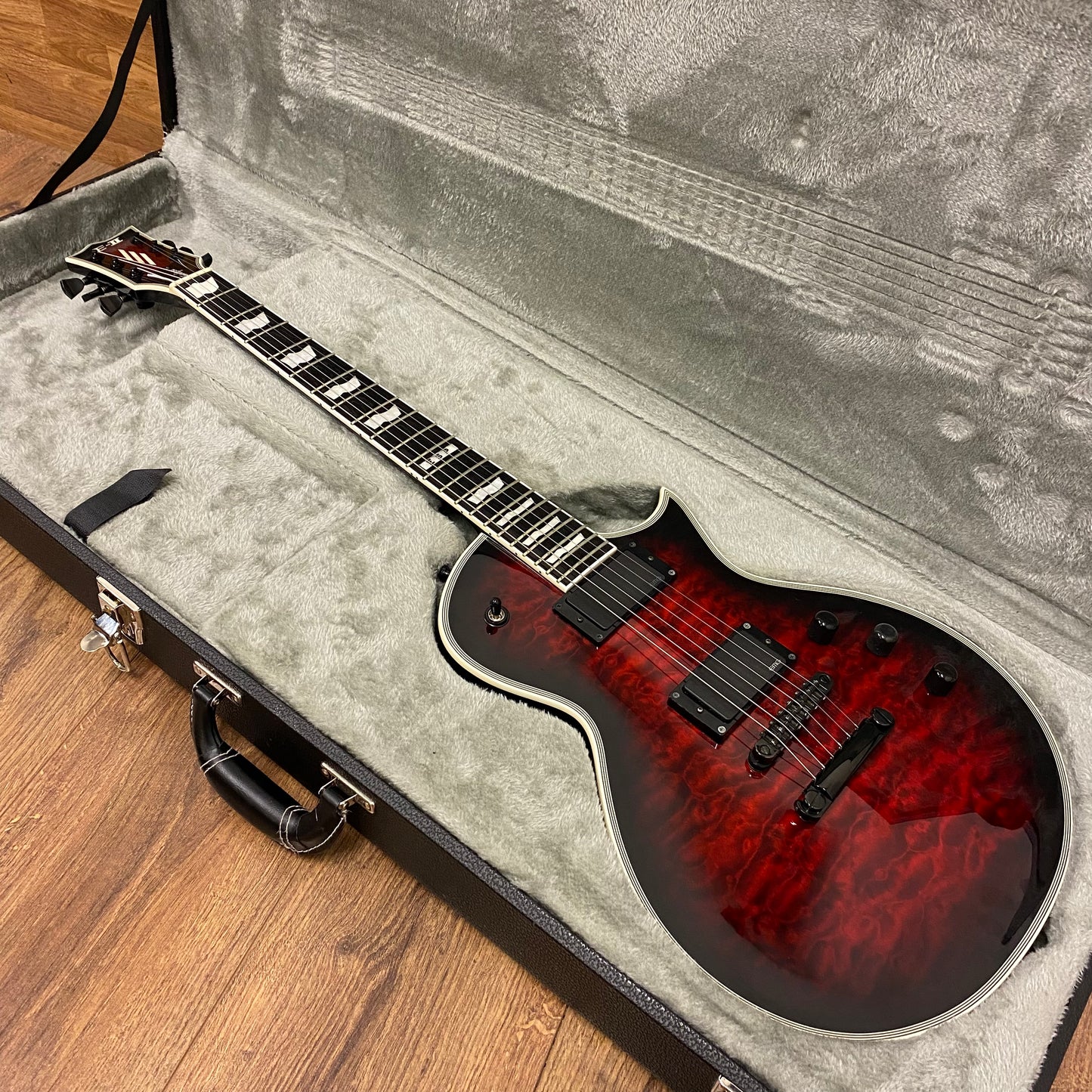 Pre-Owned ESP E-II Eclipse - See Thru Black Cherry Sunburst
