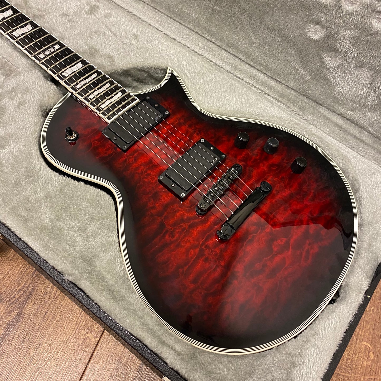 Pre-Owned ESP E-II Eclipse - See Thru Black Cherry Sunburst