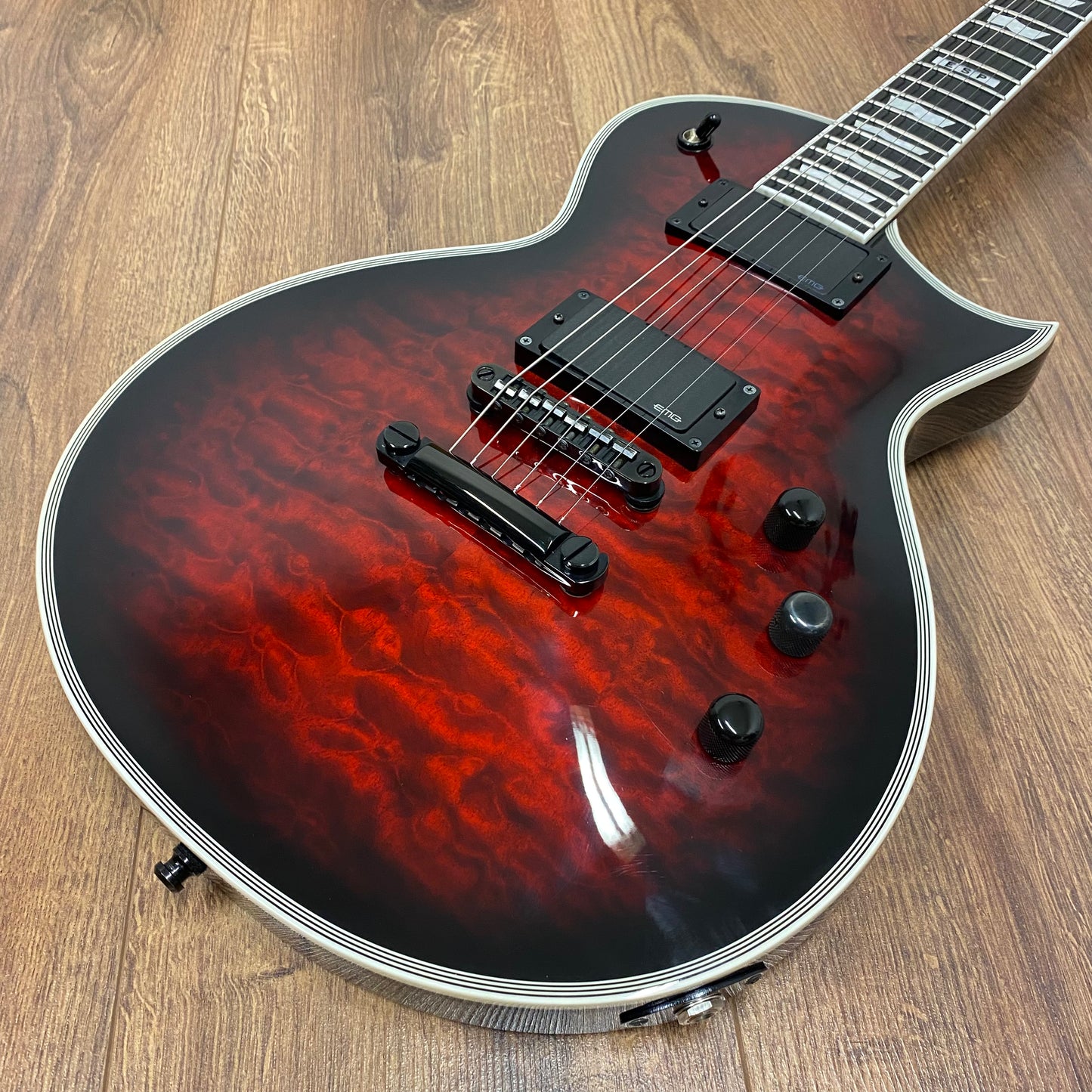 Pre-Owned ESP E-II Eclipse - See Thru Black Cherry Sunburst