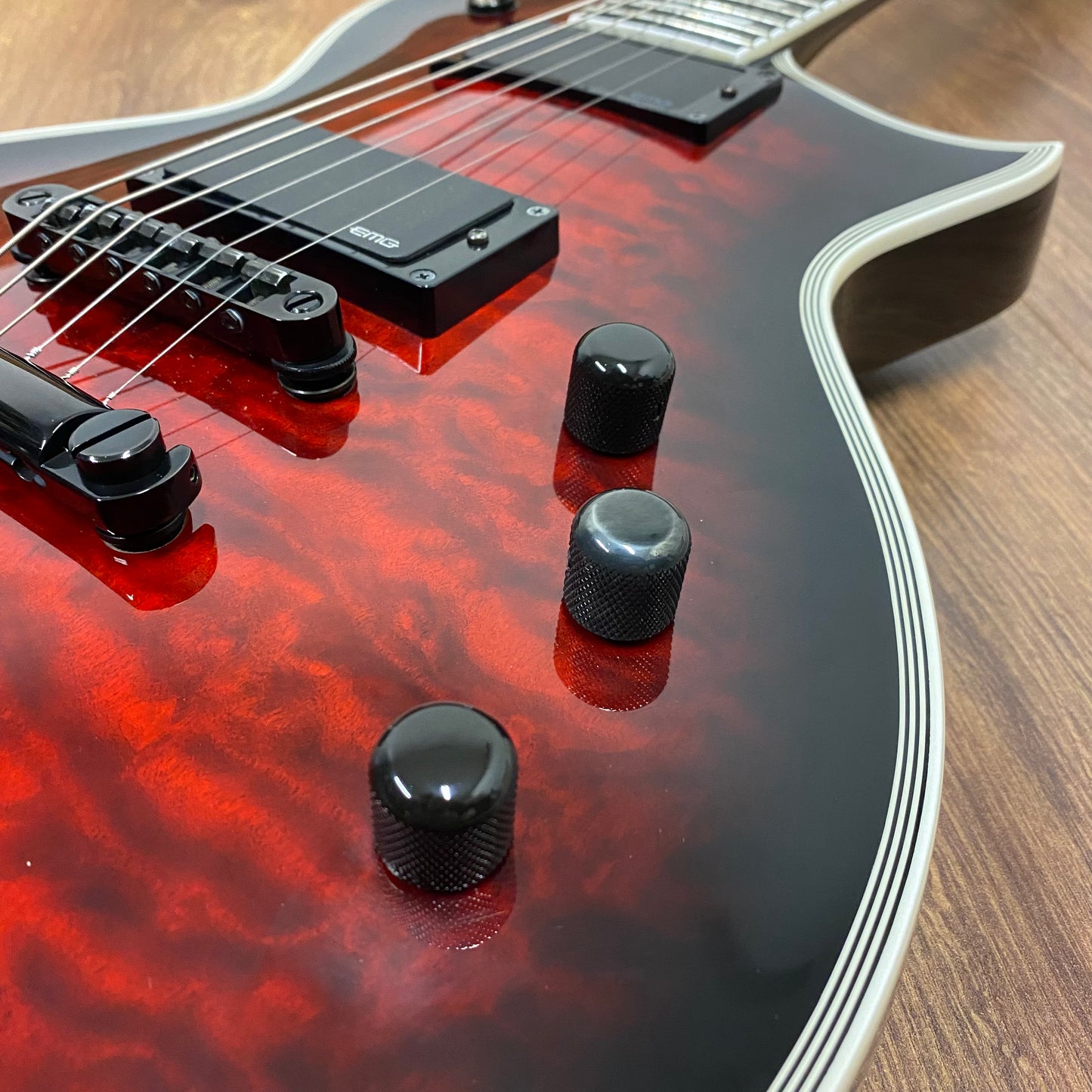Pre-Owned ESP E-II Eclipse - See Thru Black Cherry Sunburst