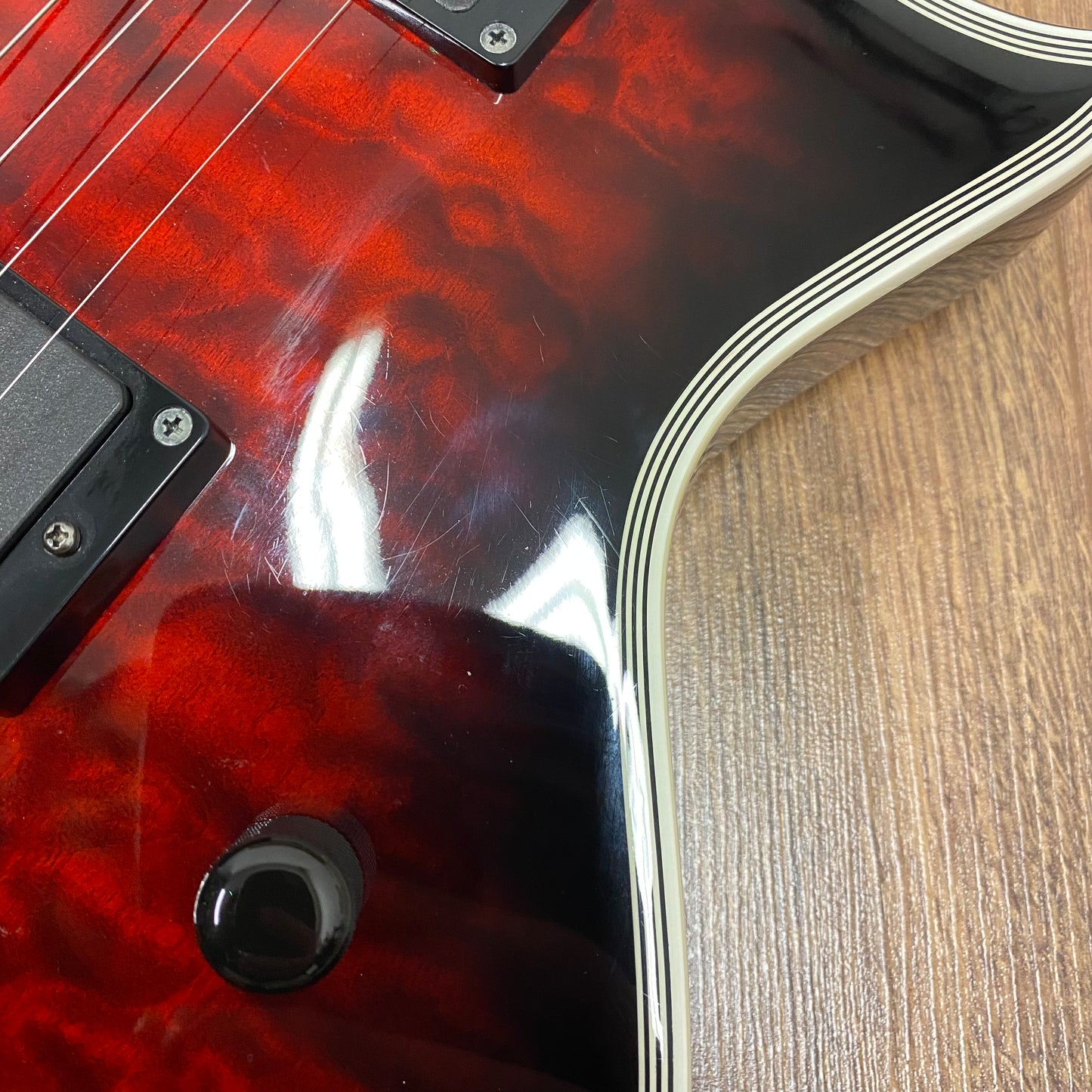 Pre-Owned ESP E-II Eclipse - See Thru Black Cherry Sunburst