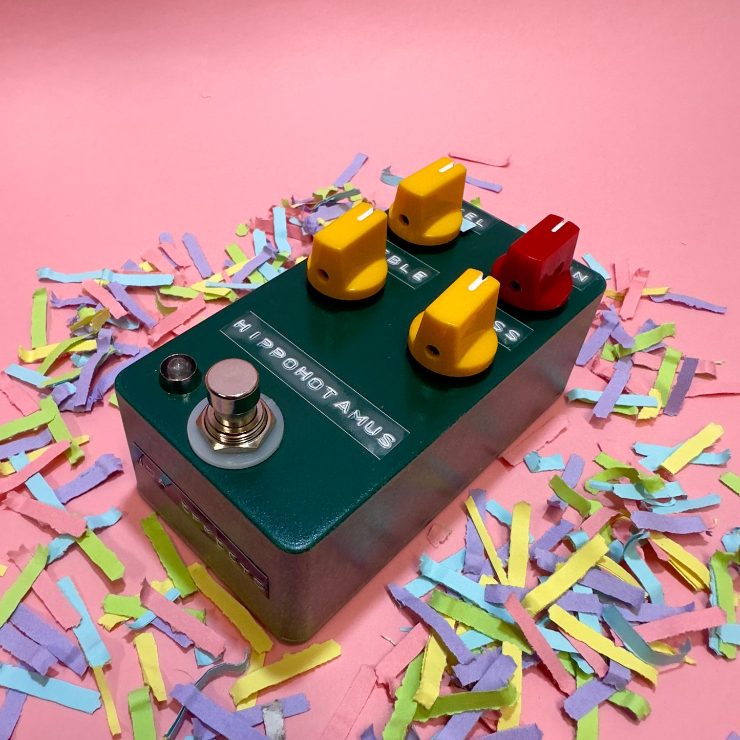 JSA Effects X Hippo Guitars Limited Edition Hippohotamus Overdrive Pedal