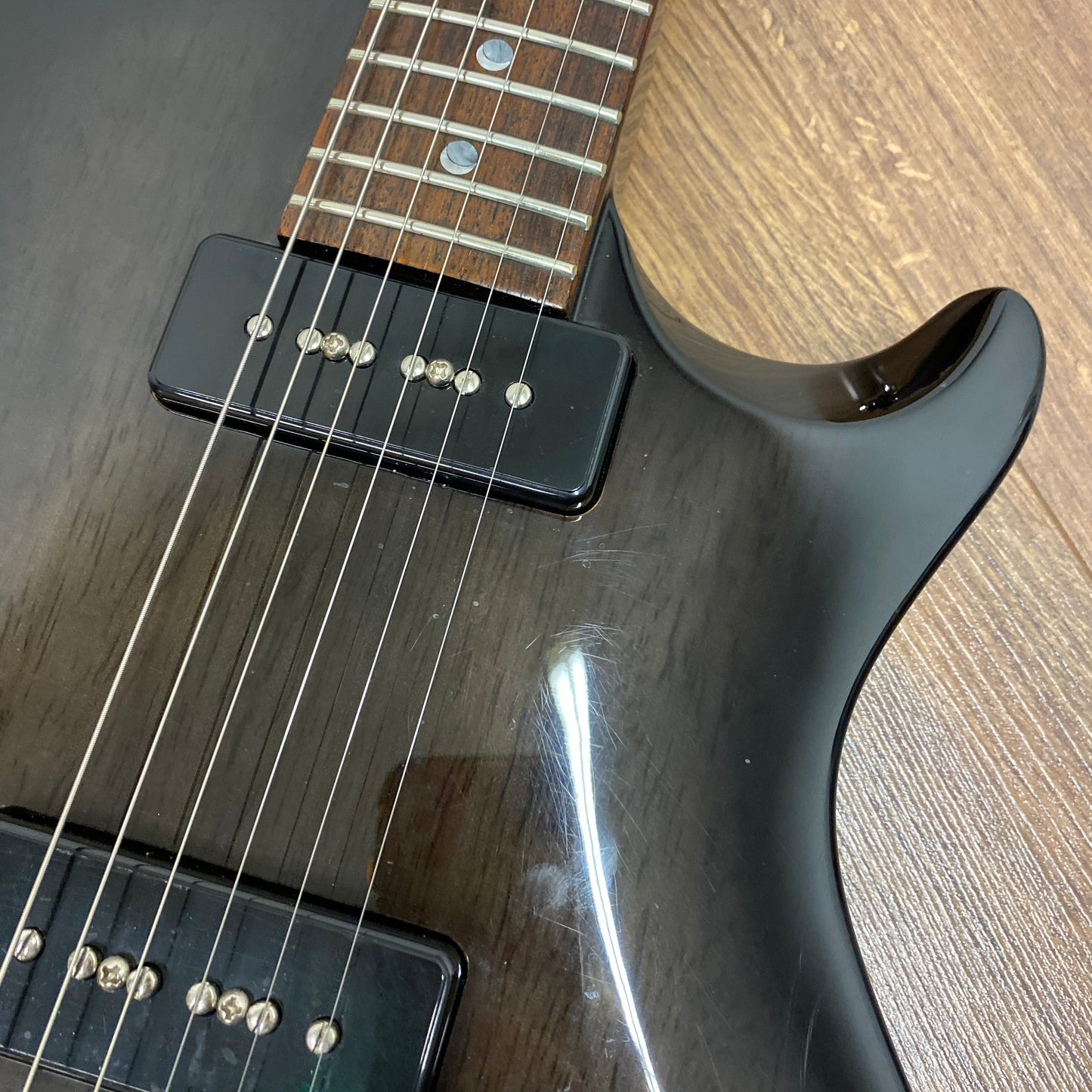 Pre-Owned PRS SE 245 Soapbar - Trans Black