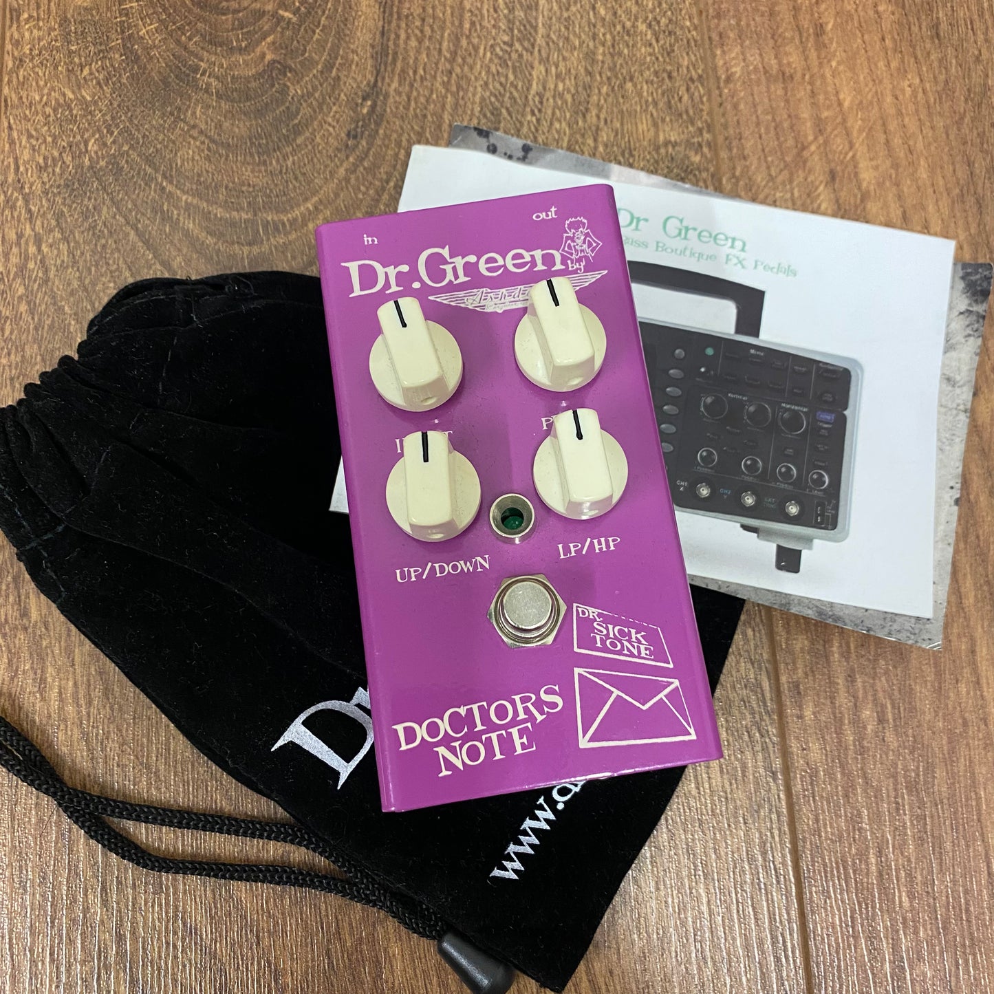 Pre-Owned Ashdown Dr Green Doctors Note Envelope Filter Pedal