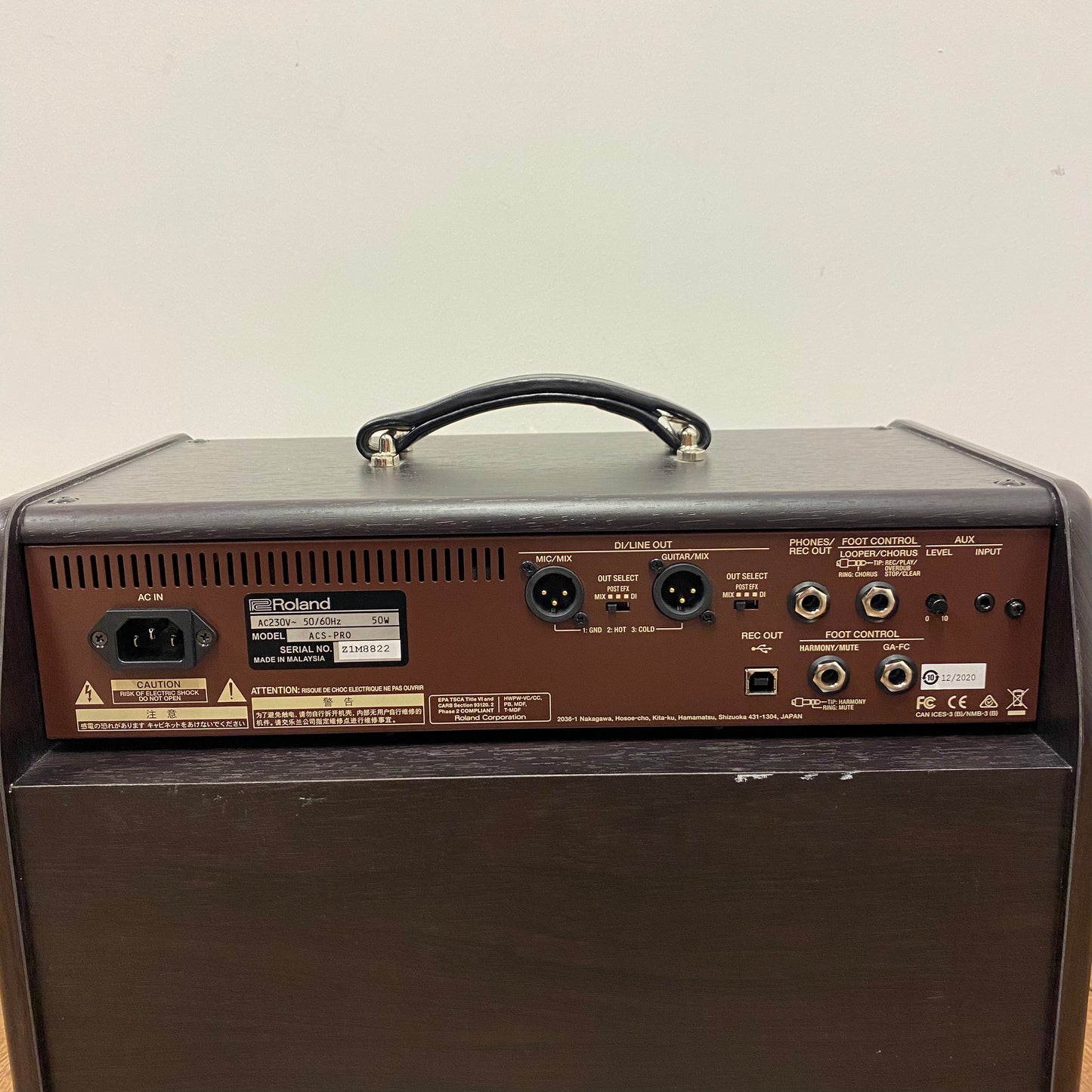 Pre-Owned Boss Acoustic Singer Pro 120w Amp