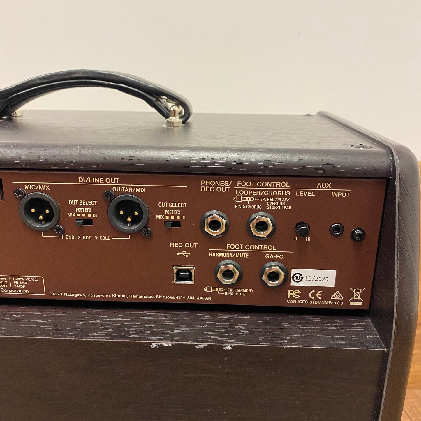 Pre-Owned Boss Acoustic Singer Pro 120w Amp