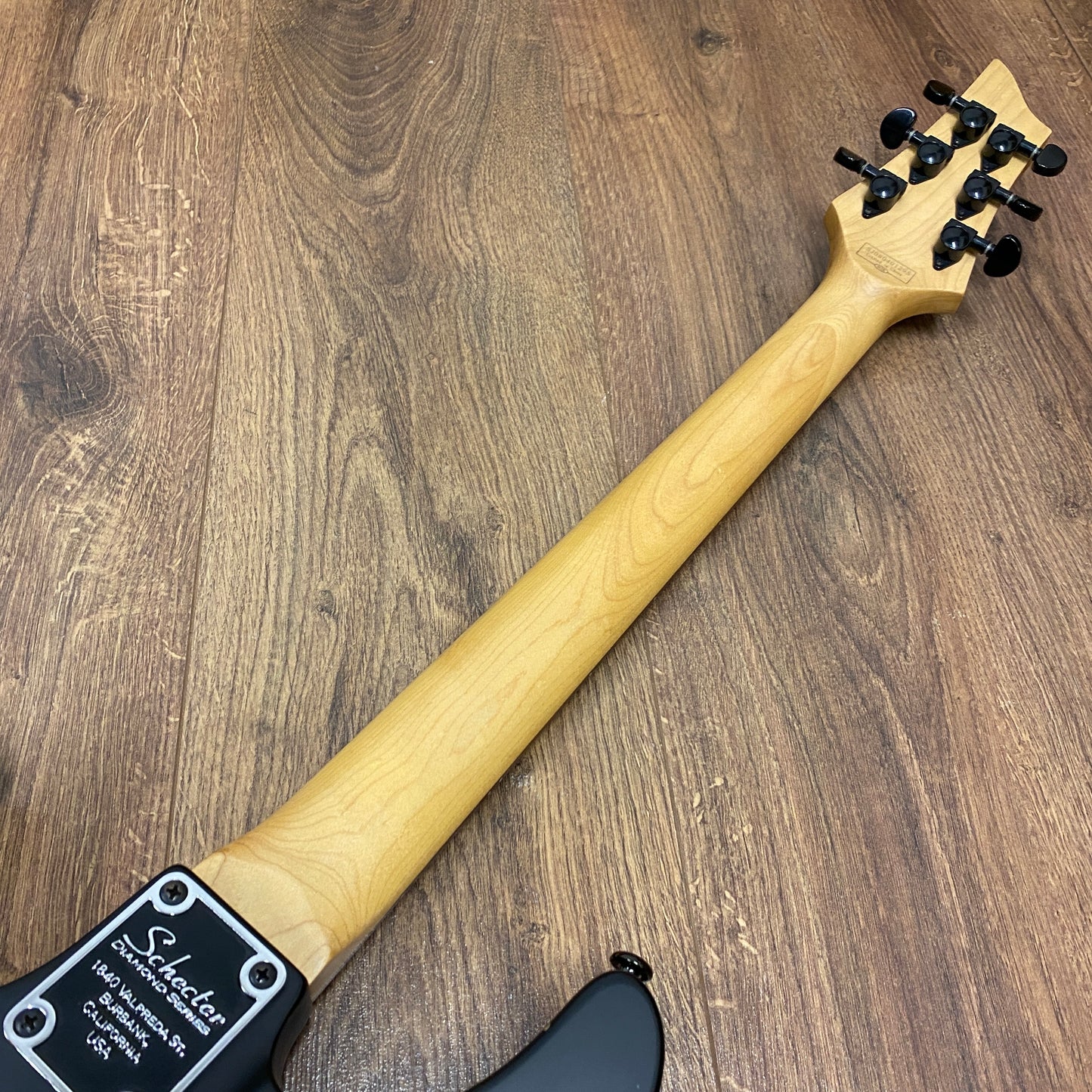 Pre-Owned Schecter Damien 6 Floyd Rose - Satin Black