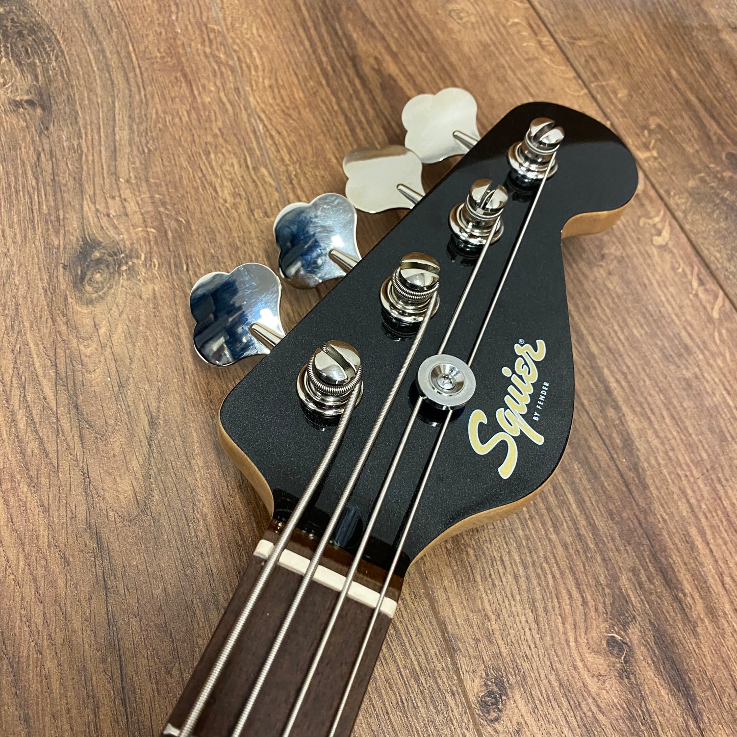Pre-Owned Squier Paranormal Rascal HH Short-Scale Bass - Black Metallic