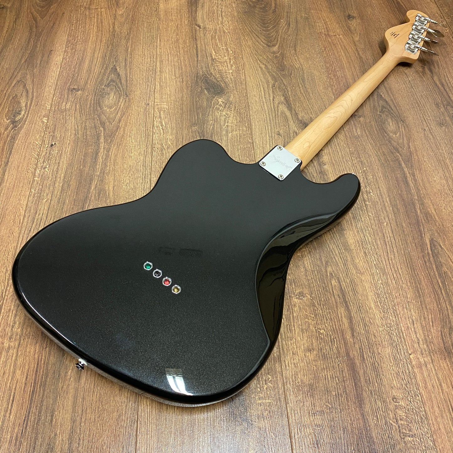 Pre-Owned Squier Paranormal Rascal HH Short-Scale Bass - Black Metallic