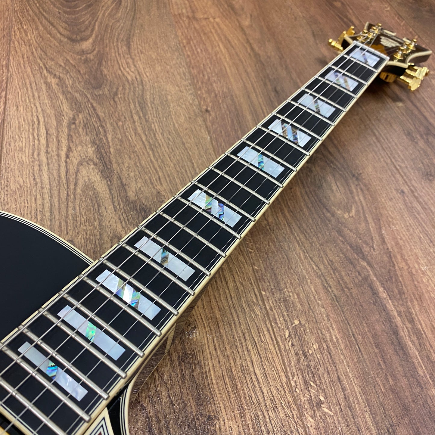 Pre-Owned D'Angelico Excel SS Semi-Hollow - Solid Black