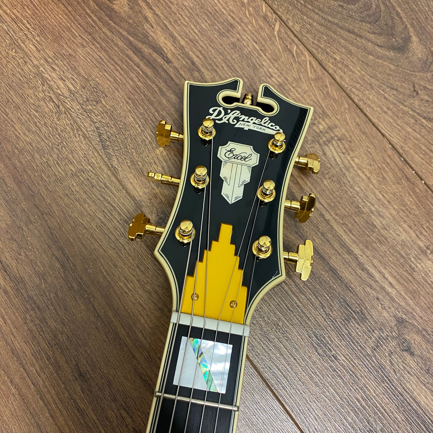 Pre-Owned D'Angelico Excel SS Semi-Hollow - Solid Black