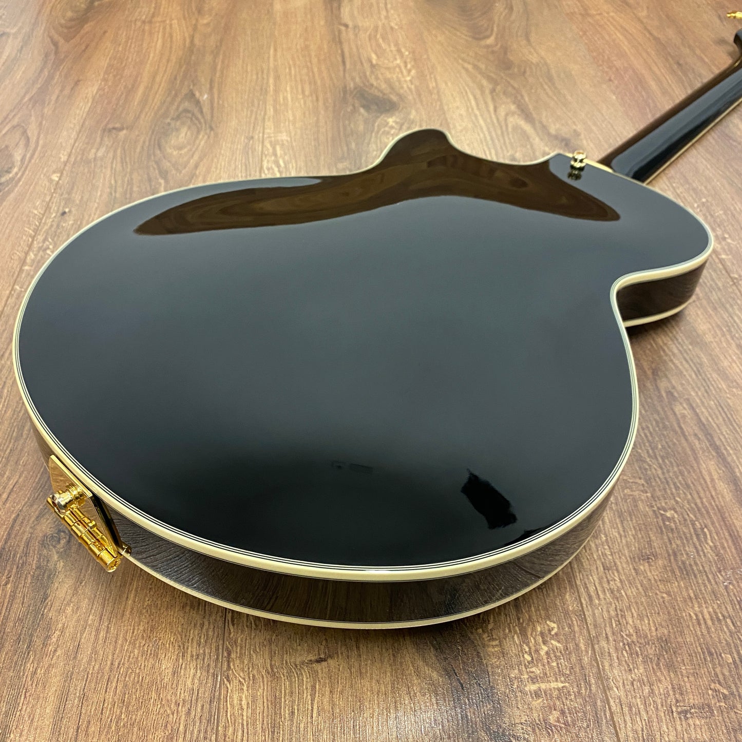 Pre-Owned D'Angelico Excel SS Semi-Hollow - Solid Black
