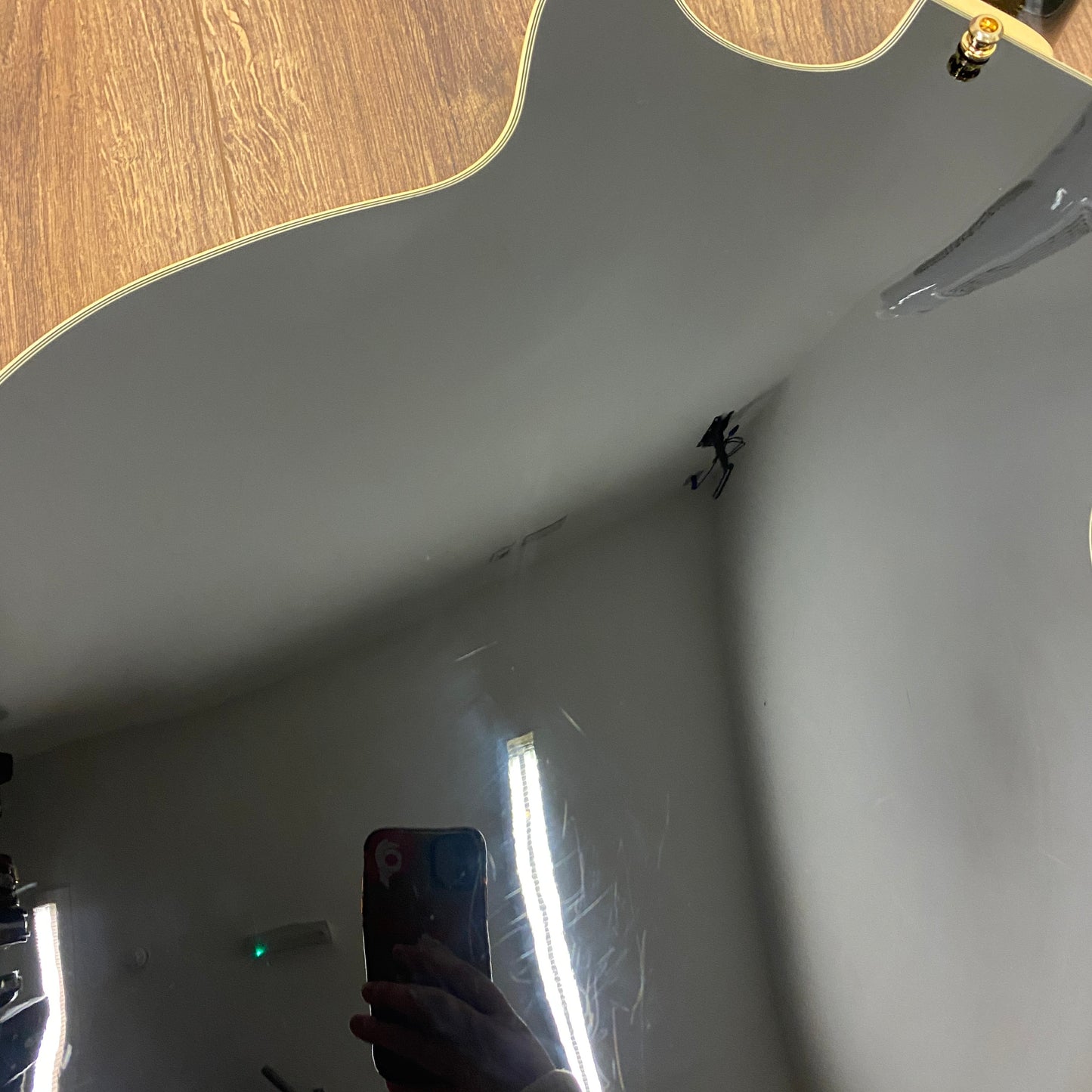 Pre-Owned D'Angelico Excel SS Semi-Hollow - Solid Black