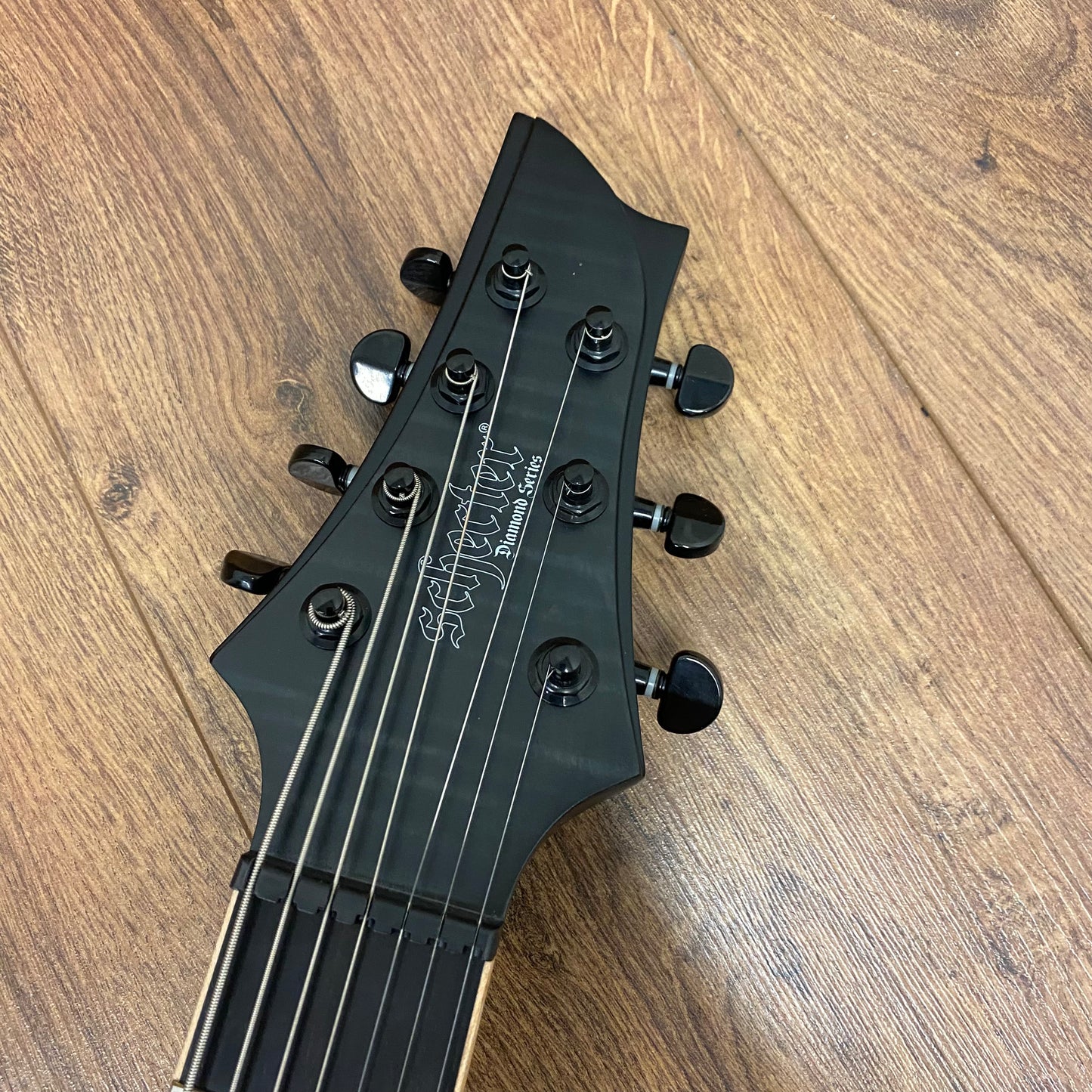 Pre-Owned Schecter KM7 MKII Keith Merrow Signature 7 String - See-Thru Black Pearl
