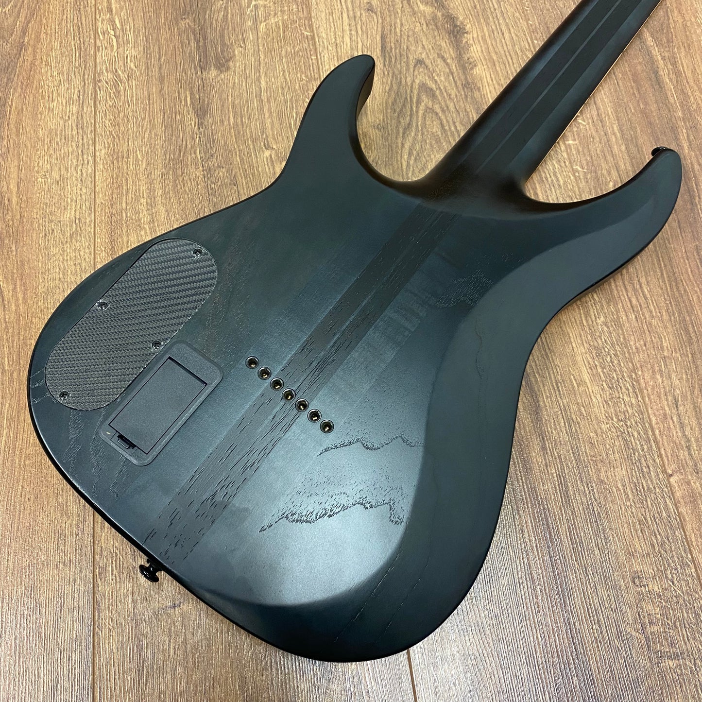 Pre-Owned Schecter KM7 MKII Keith Merrow Signature 7 String - See-Thru Black Pearl