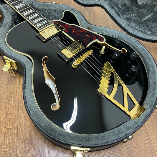 Pre-Owned D'Angelico Excel SS Semi-Hollow - Solid Black