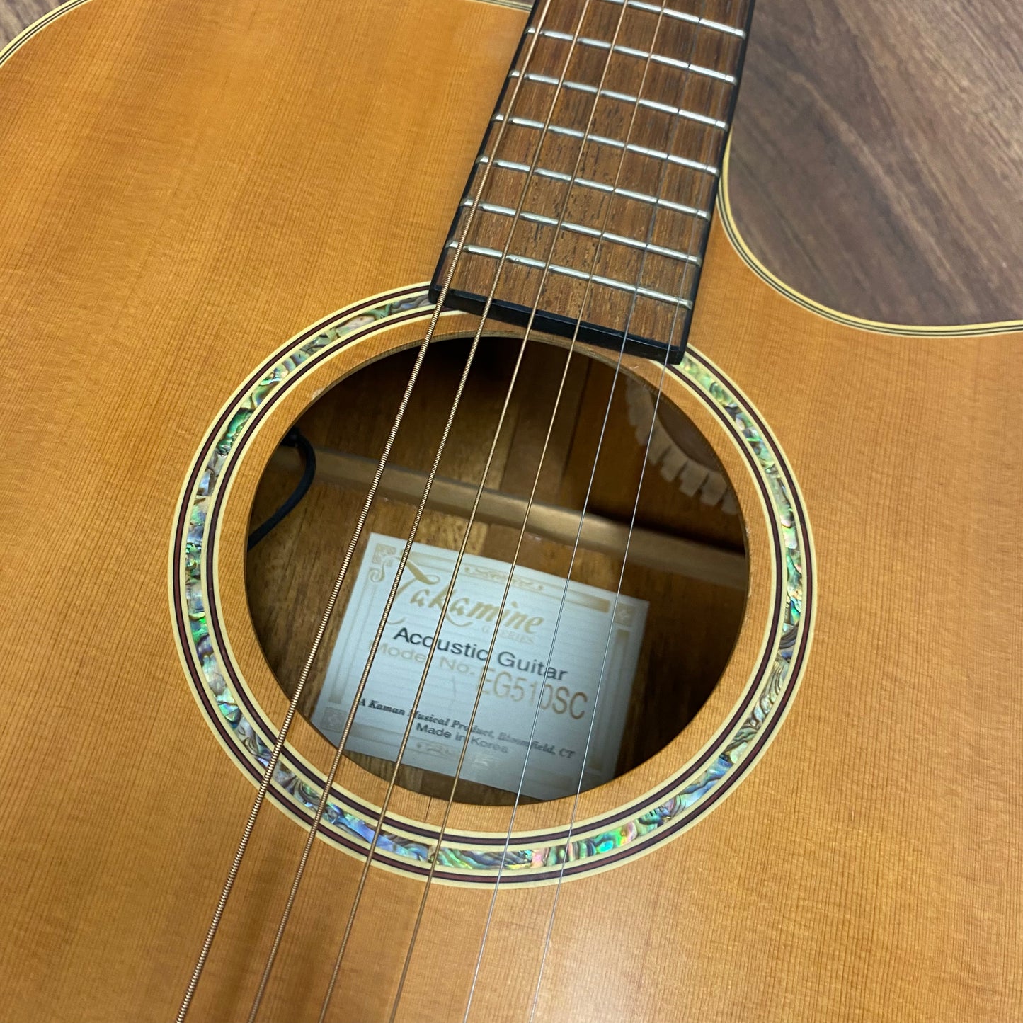 Pre-Owned Takamine EG510SC Electro-Acoustic - Natural