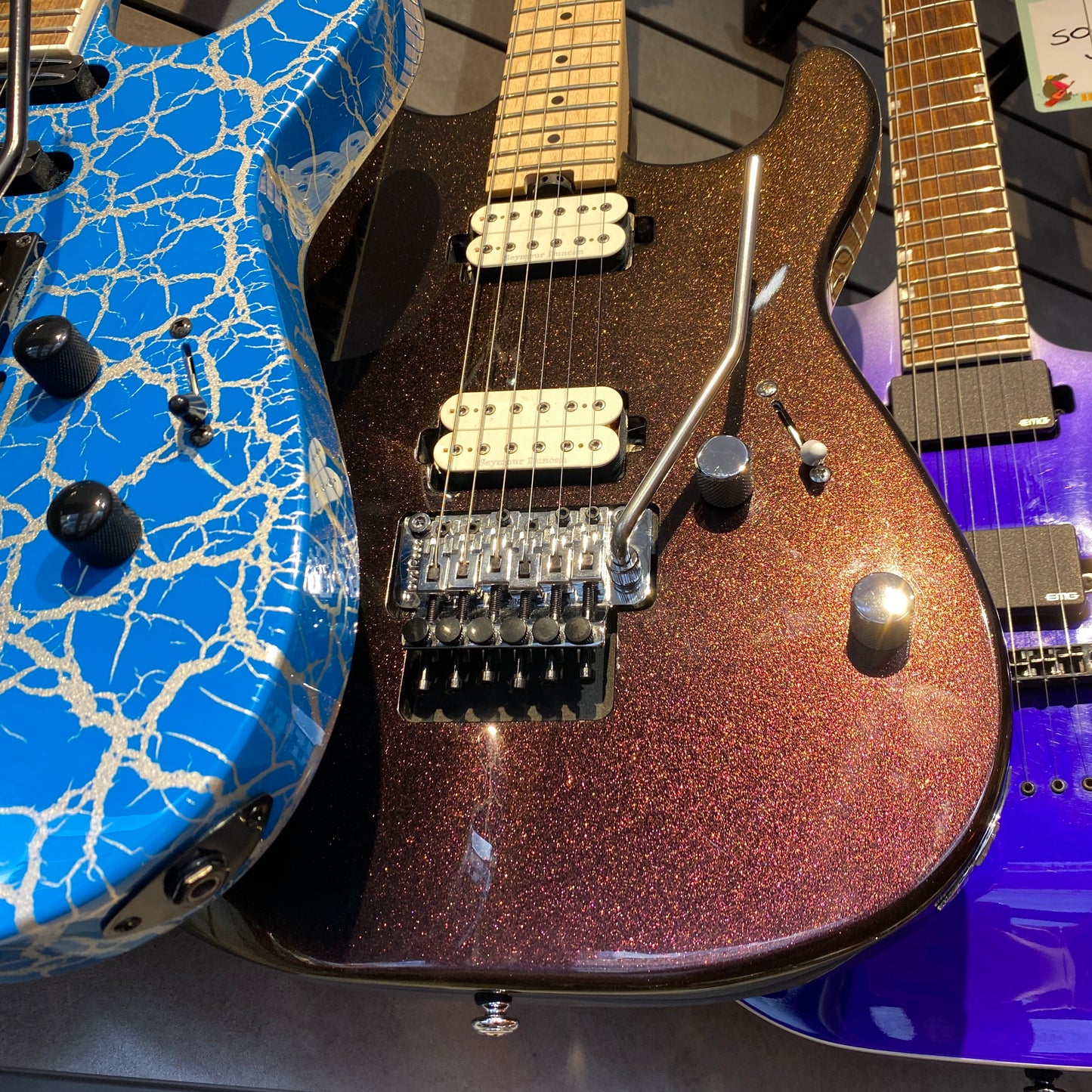 Pre-Owned Charvel Pro Mod San Dimas Style 1 HH FR M - Chameleon