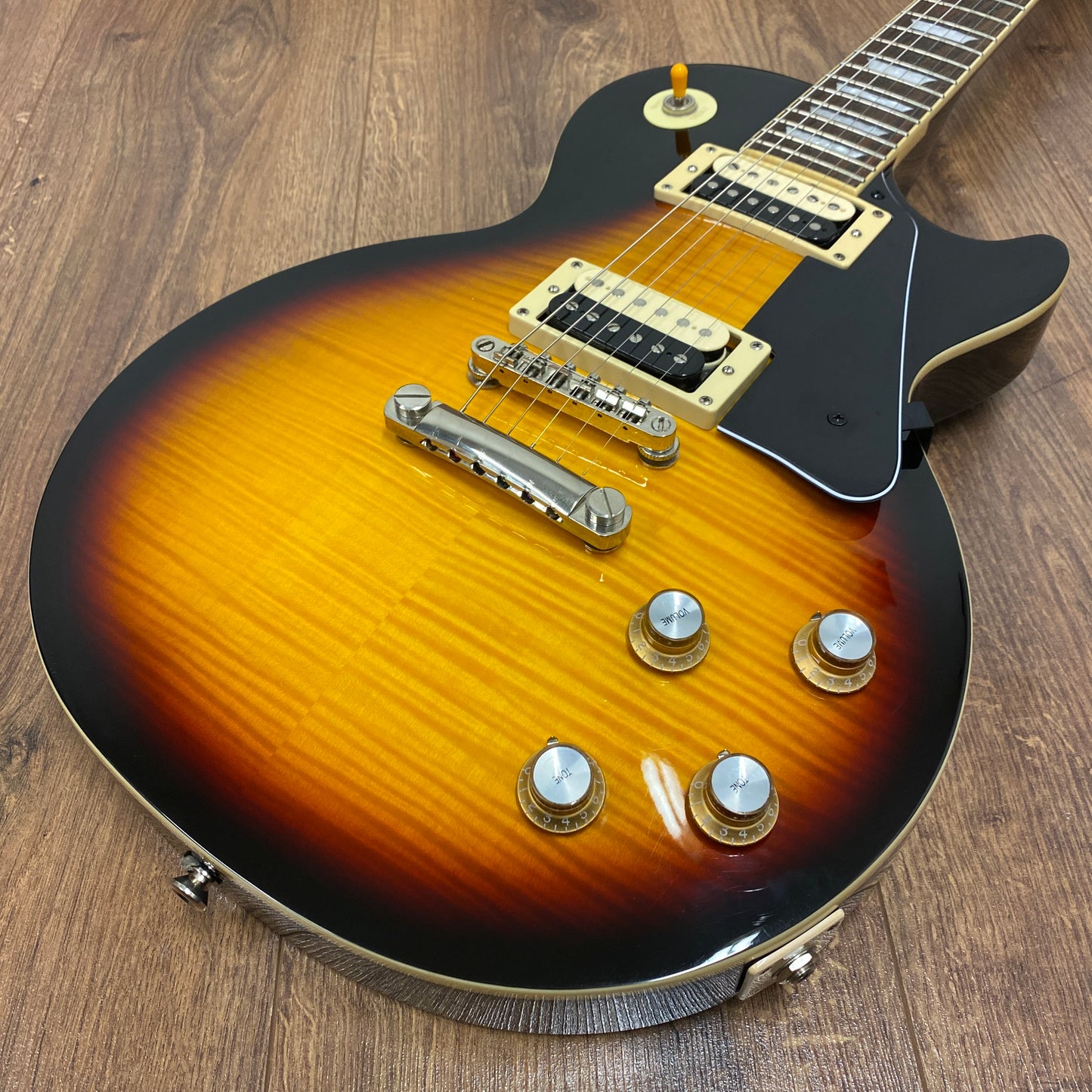 Pre-Owned Epiphone Les Paul Standard Pro - Tobacco Sunburst - Seymour Duncan Slash APH-2S