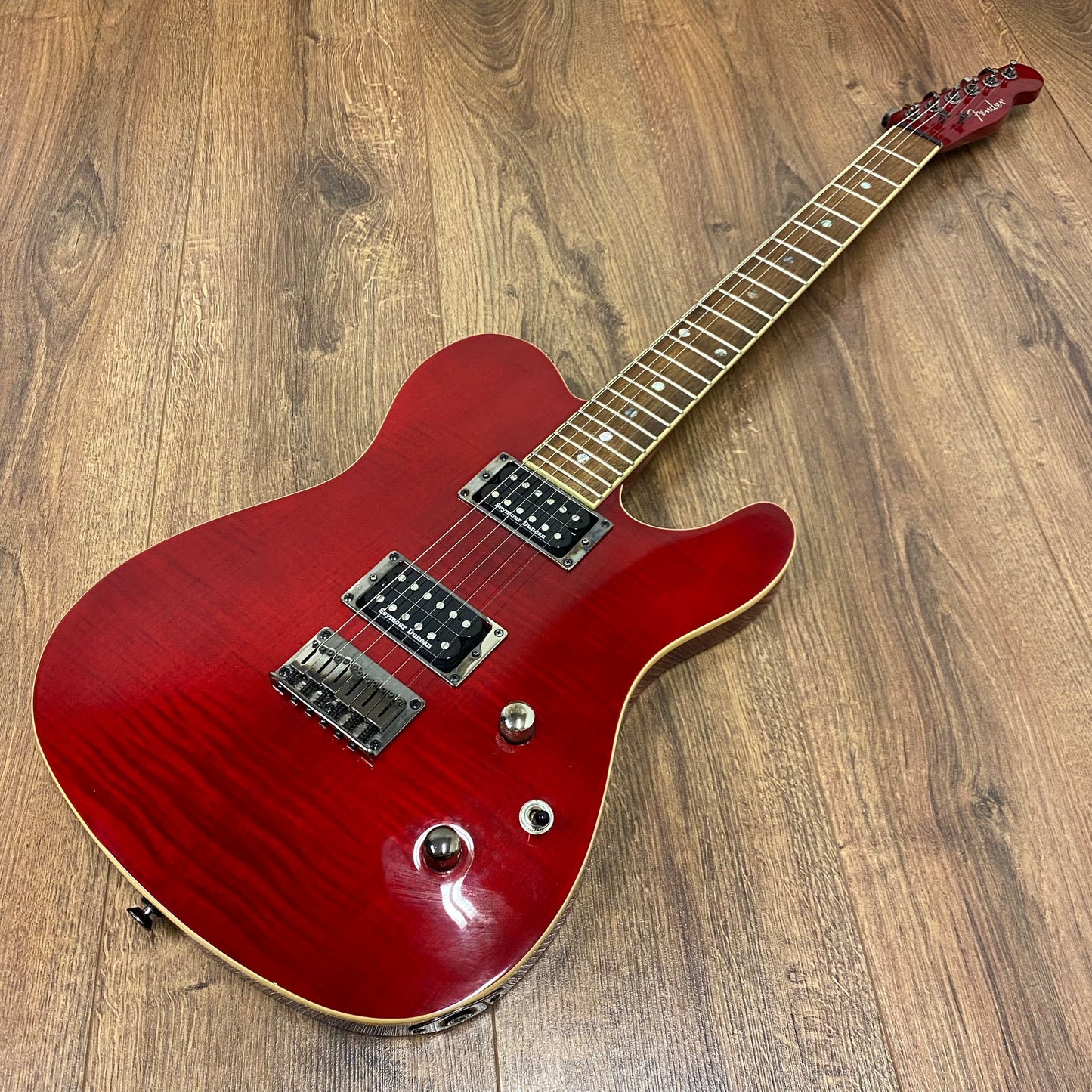 Pre-Owned Fender FMT Custom Telecaster HH - Crimson Red Transparent