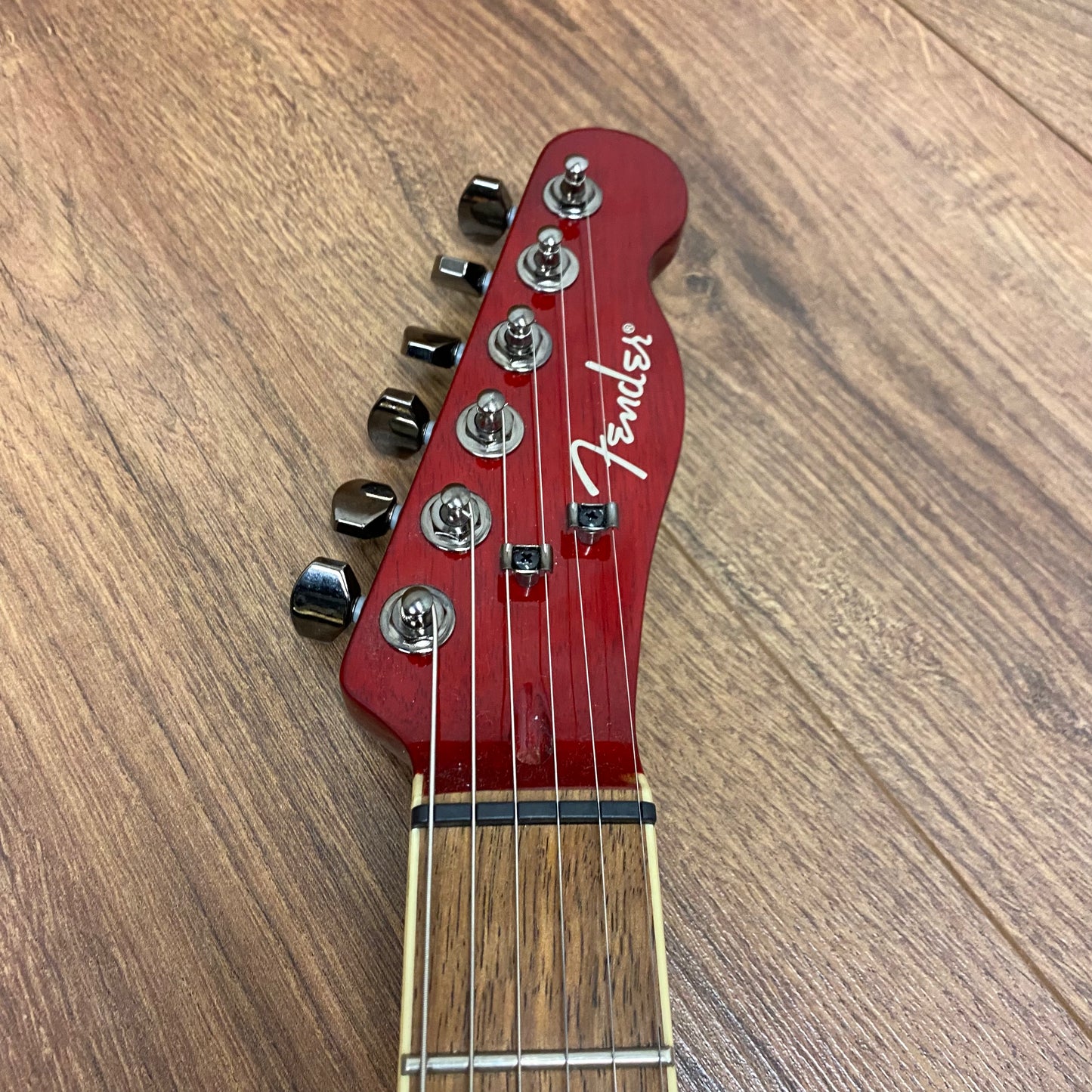 Pre-Owned Fender FMT Custom Telecaster HH - Crimson Red Transparent