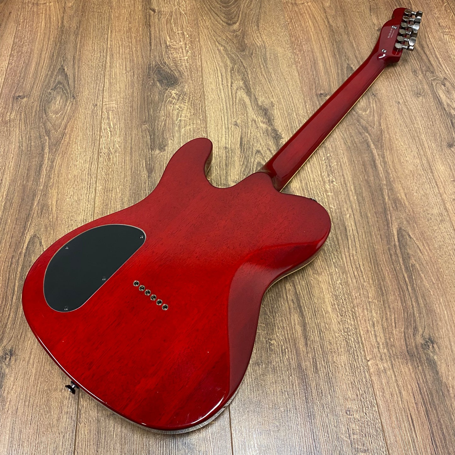Pre-Owned Fender FMT Custom Telecaster HH - Crimson Red Transparent