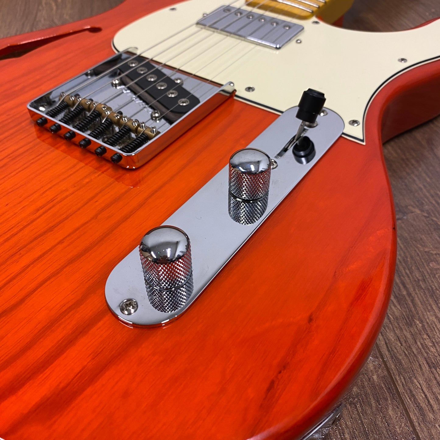 Pre-Owned G&L Tribute ASAT Classic Bluesboy - Clear Orange