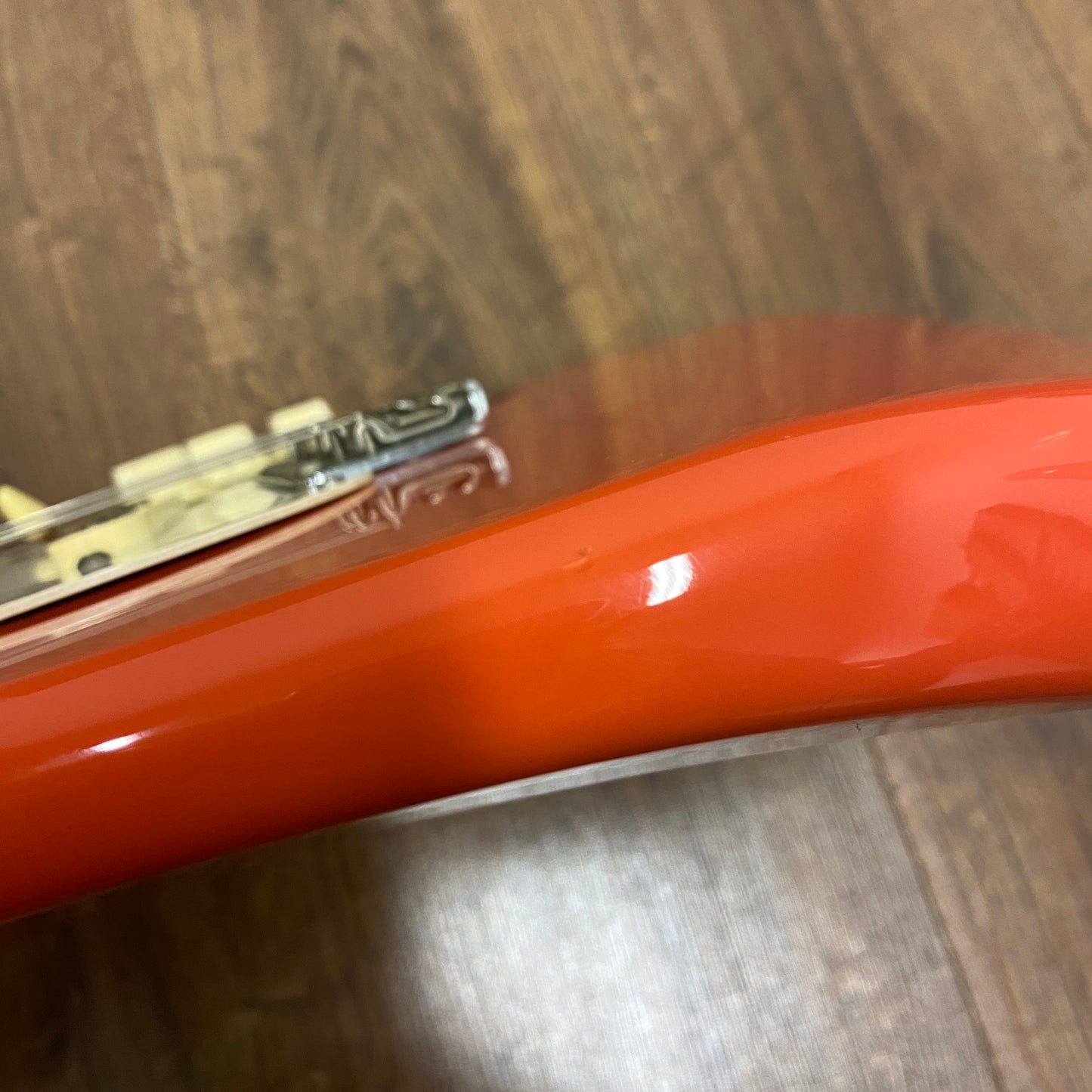 Pre-Owned Fender CIJ Hank Marvin Stratocaster - Fiesta Red - 1997
