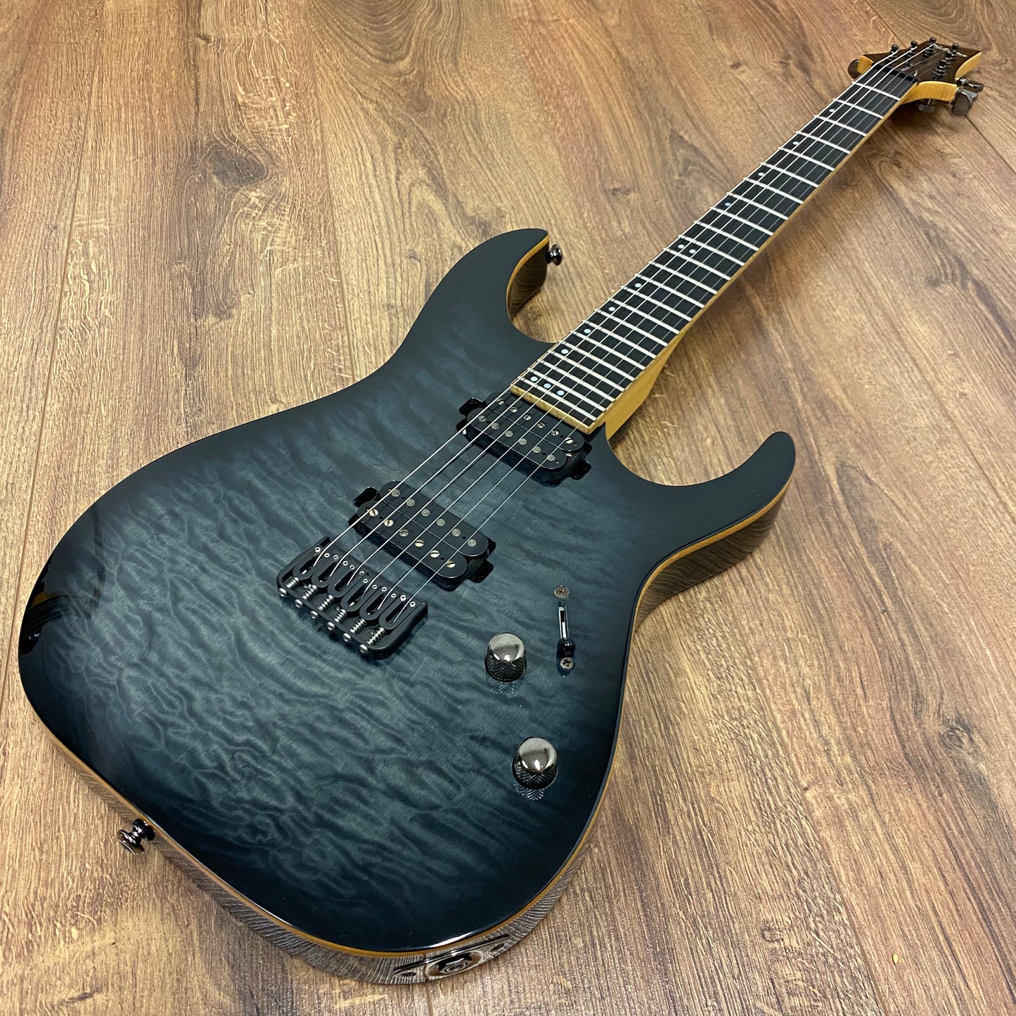 Pre-Owned Schecter Banshee 6 Passive - Trans Black Burst